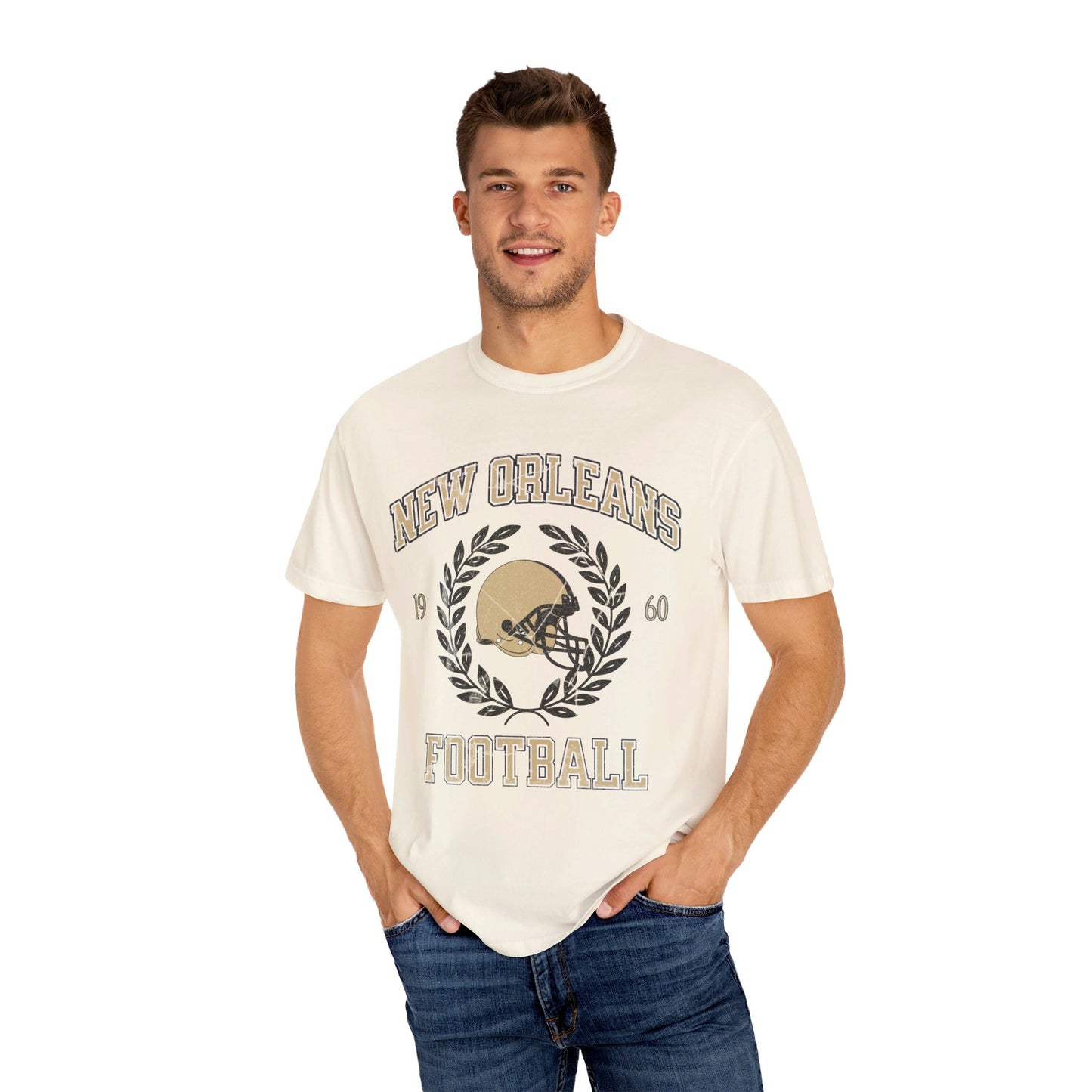 Comfort Colors New Orleans Football Shirt