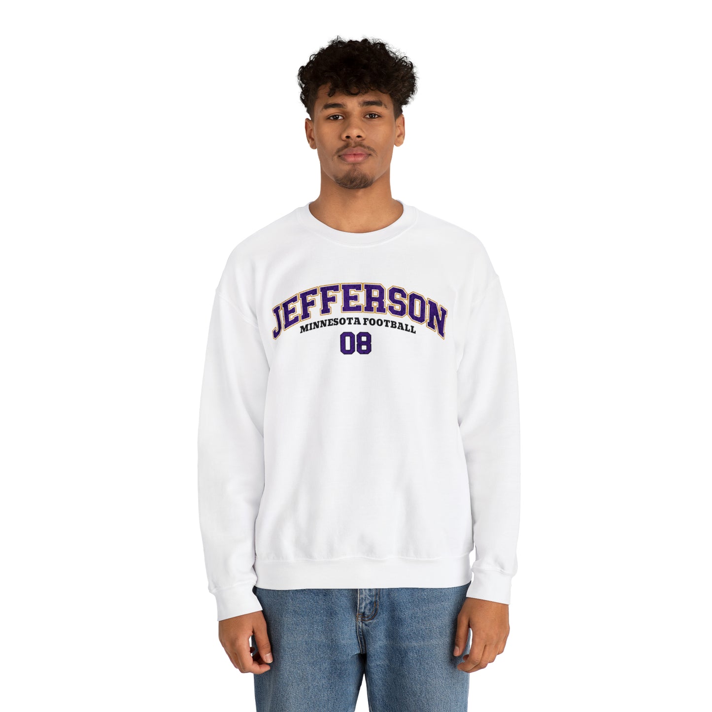 Justin Jefferson Sweatshirt, Minnesota Football Sweatshirt,Justin Jefferson Crewneck,Skol Minnesota,Justin Jefferson Shirt,Viking Sweatshirt - Happy Place Studio