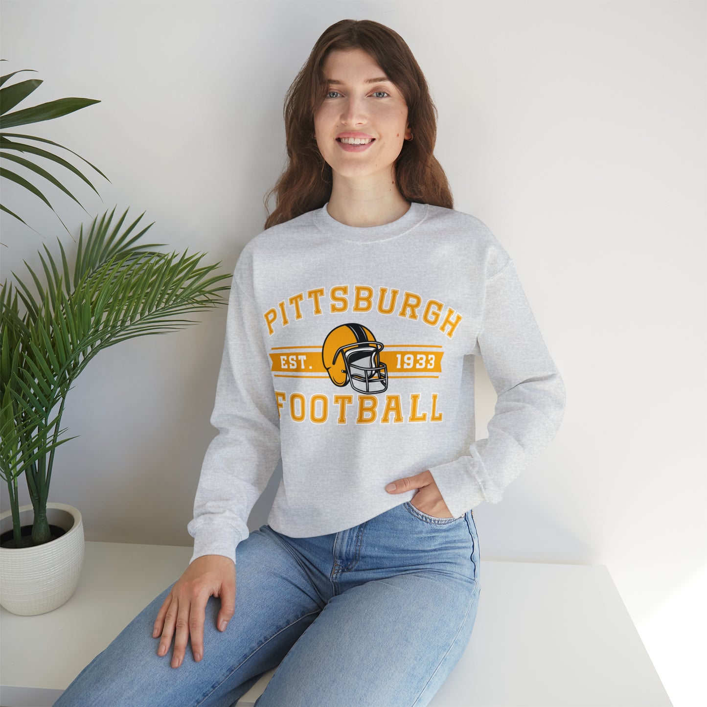 Pittsburgh Football Sweatshirt - Happy Place Studio