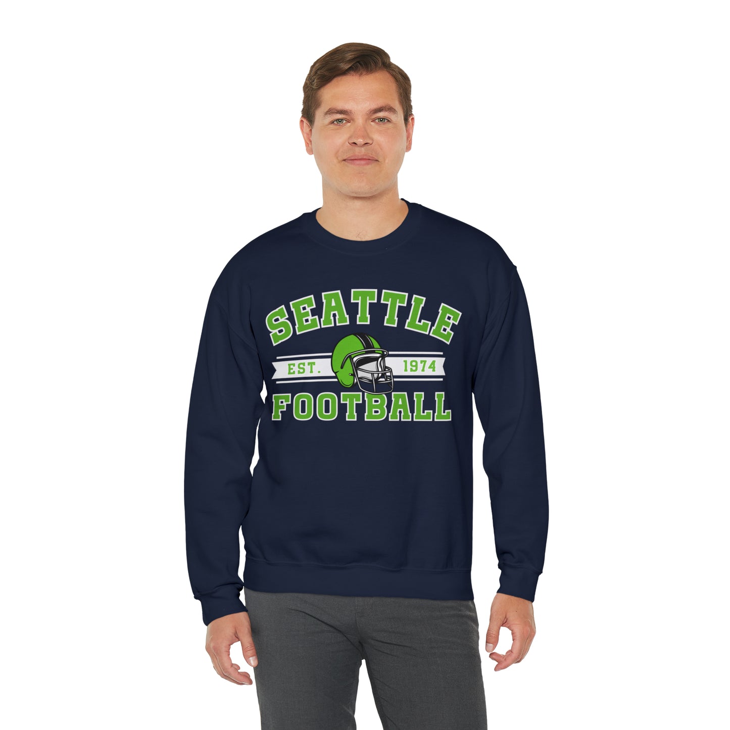 Seattle Football Crewneck - Happy Place Studio