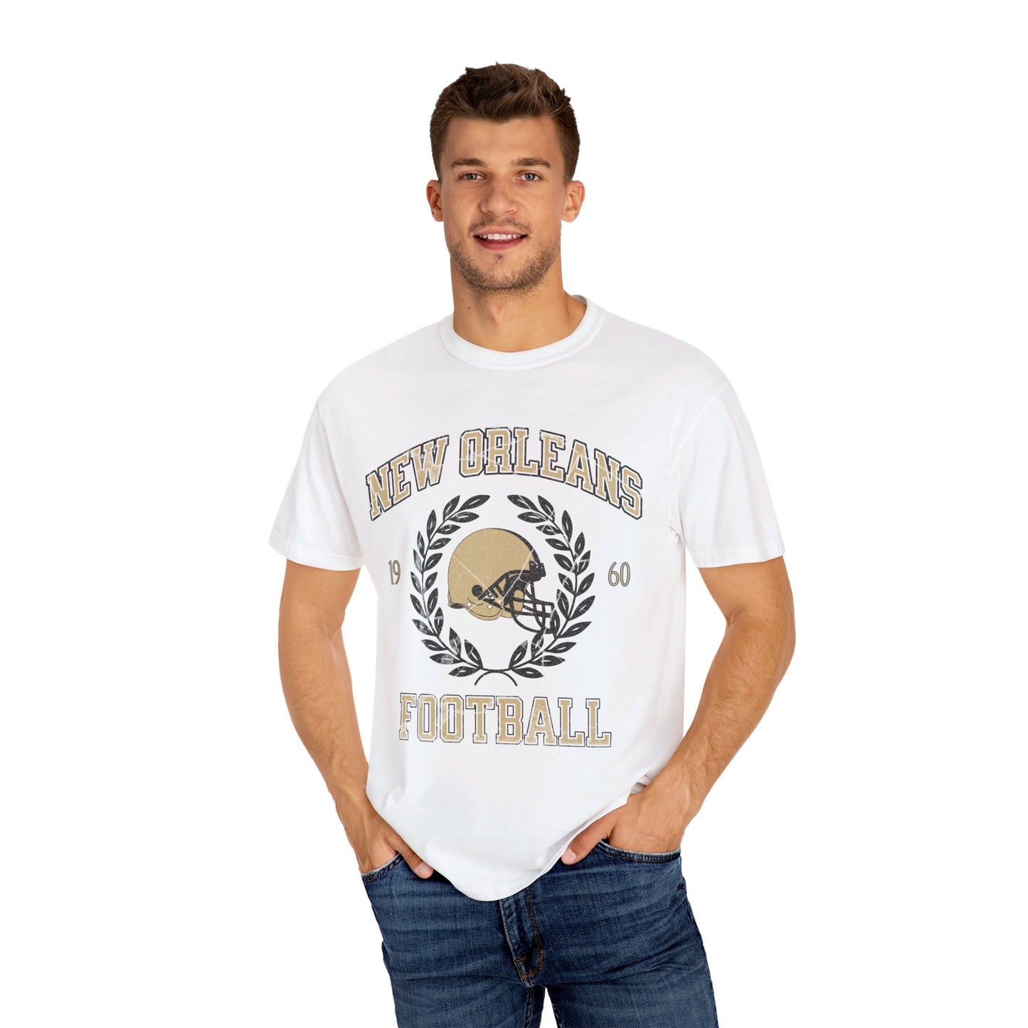Comfort Colors New Orleans Football Shirt