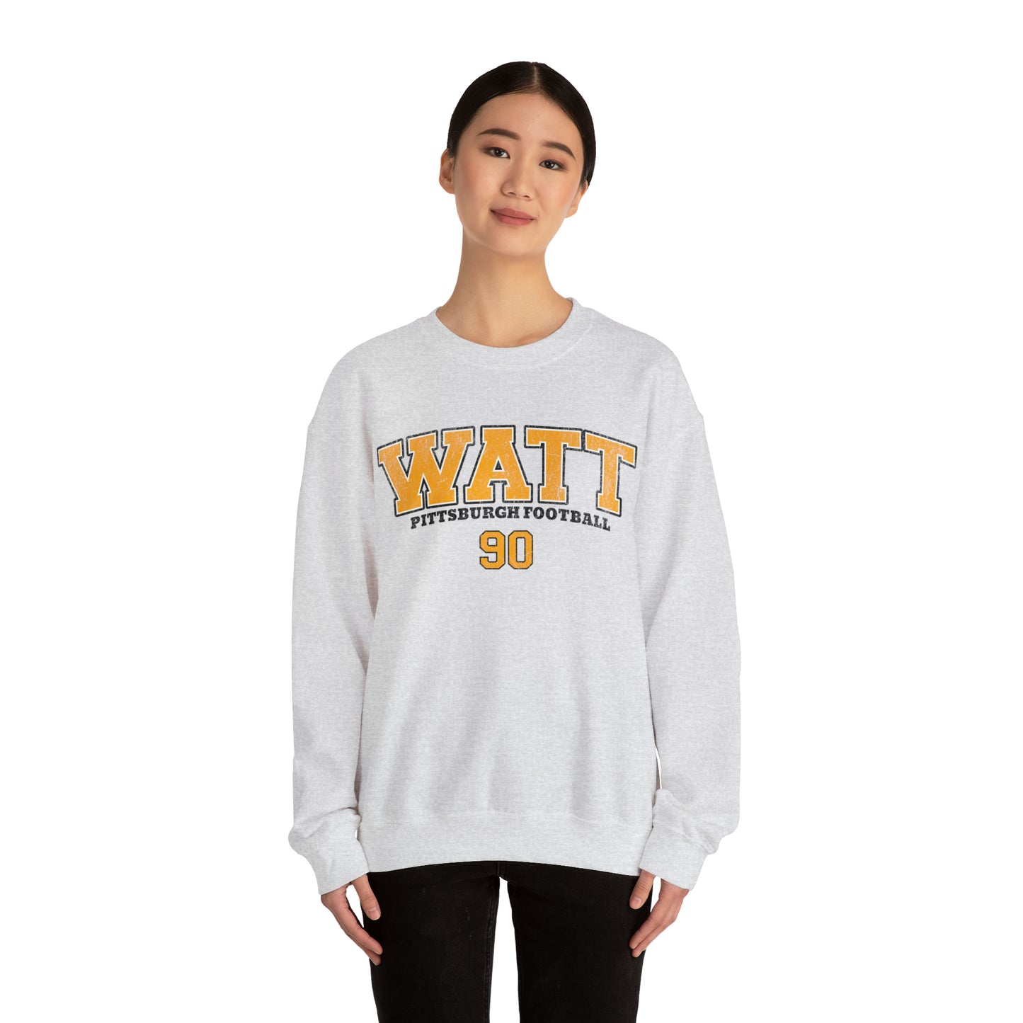 JJ Watt Pittsburgh Football Sweatshirt, JJ Watt Shirt, Pittsburgh Crewneck, Pittsburgh Sweatshirt, Pittsburgh Football Sweater - Happy Place Studio