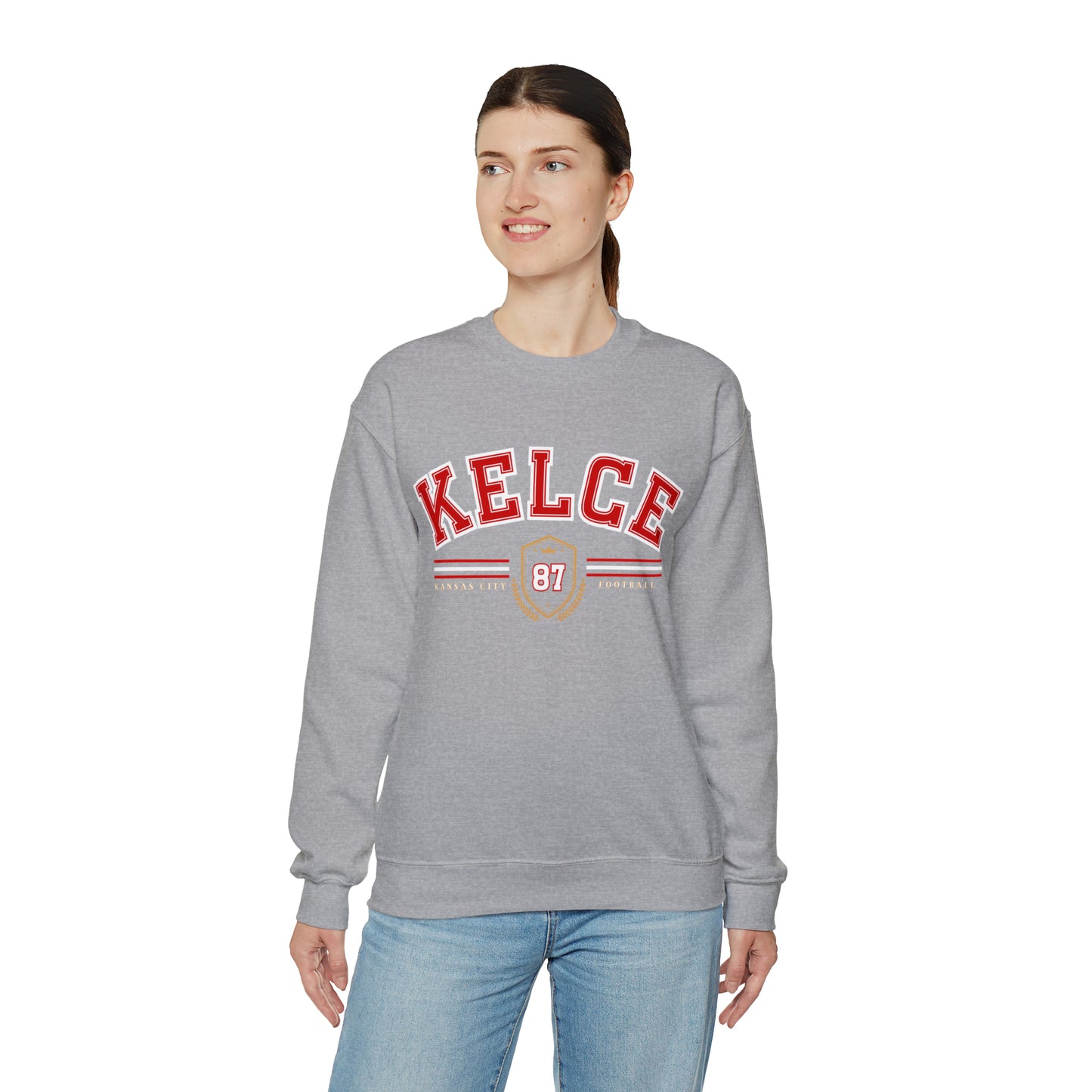 Travis Kelce Varsity Sweatshirt - Happy Place Studio