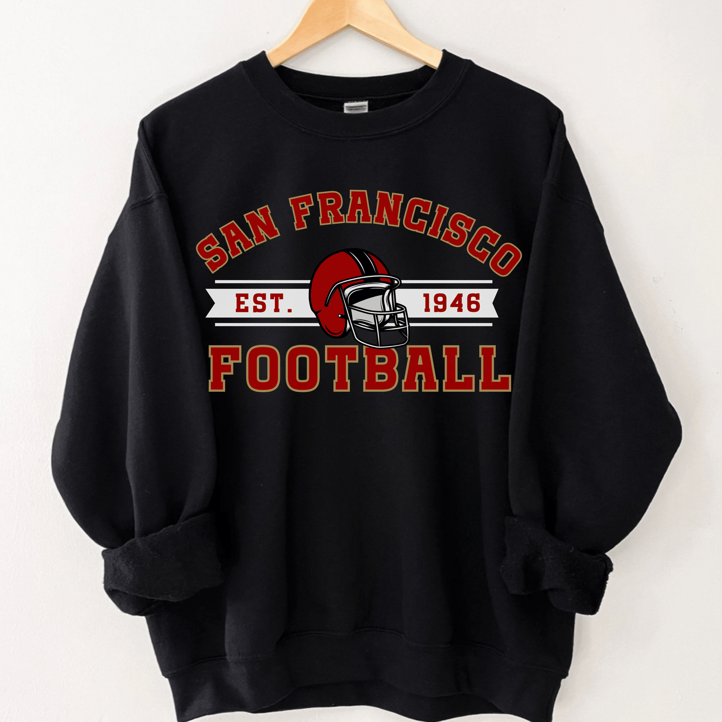 San Francisco Football Sweatshirt - Happy Place Studio