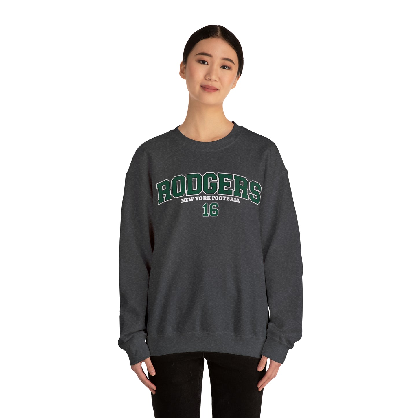 Aaron Rodgers Sweatshirt, Aaron Rodgers Jersey, New York Football Crewneck, Vintage Style Jets Sweatshirt, Aaron Rodgers shirt,Jets Crewneck - Happy Place Studio