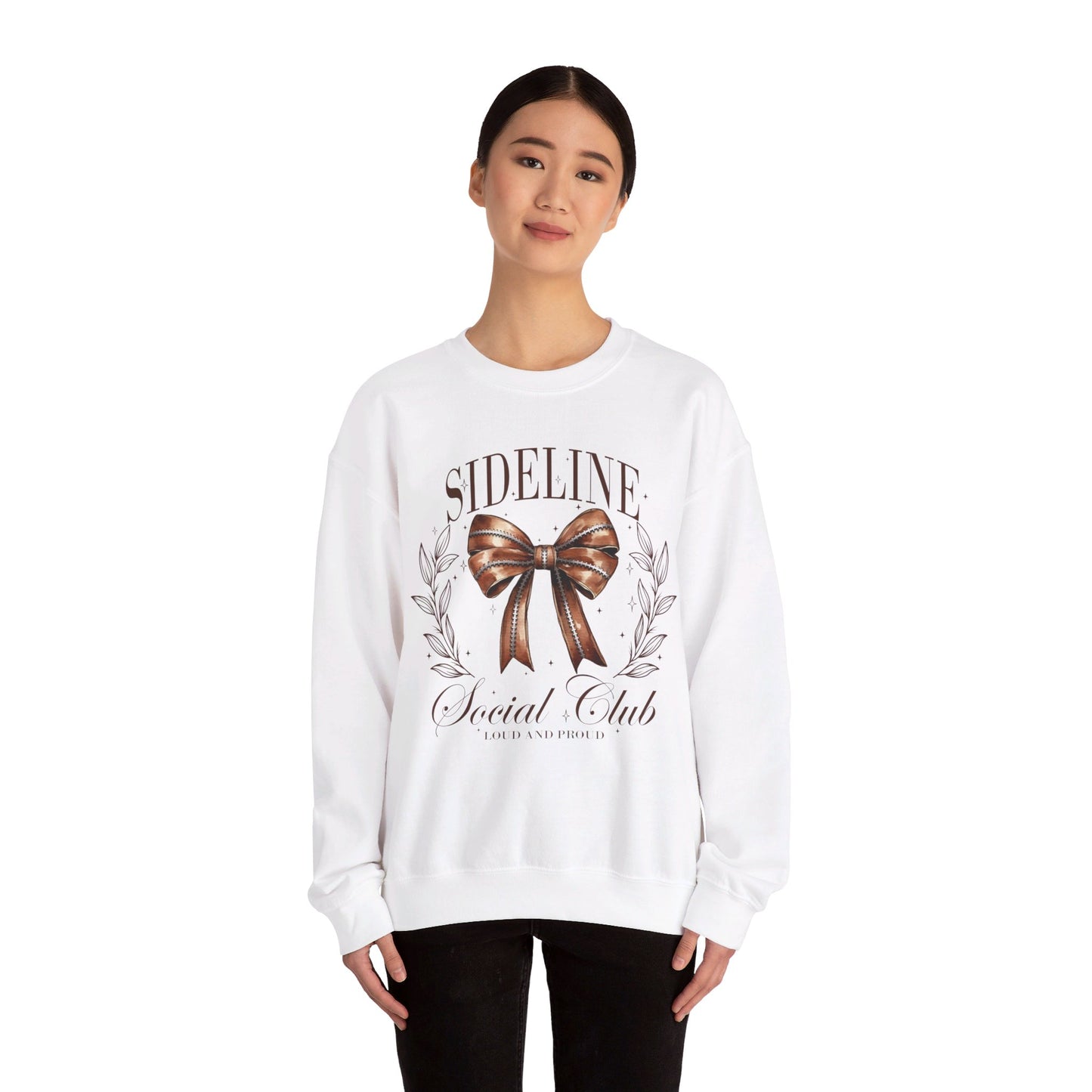 Football Sweatshirt Sideline Social Club Coquette Football Sweater Football Hoodie Football Mom Sweatshirt Football Wife Football Girlfriend