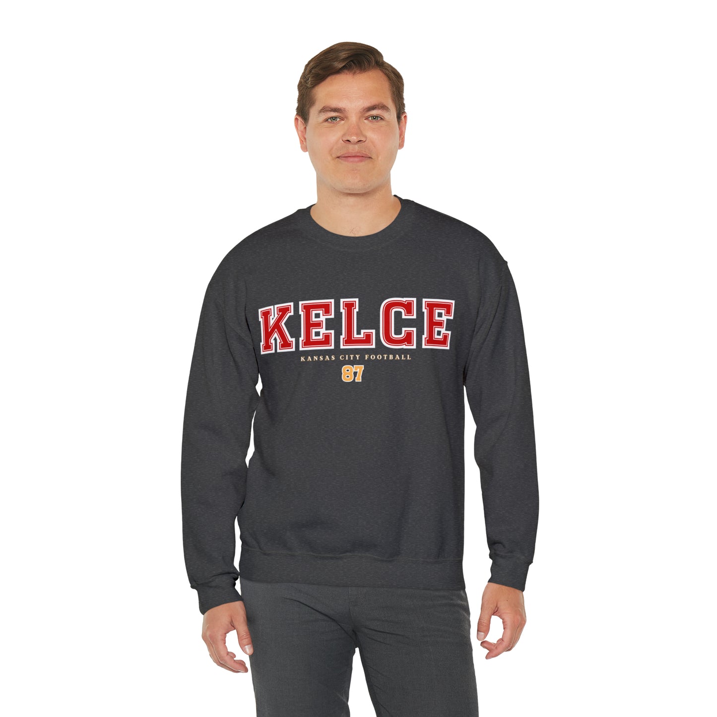Travis Kelce 87 Sweatshirt - Happy Place Studio