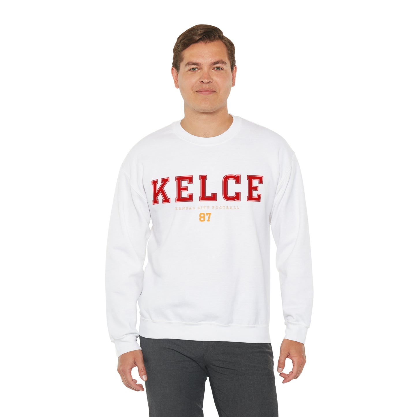 Travis Kelce 87 Sweatshirt - Happy Place Studio