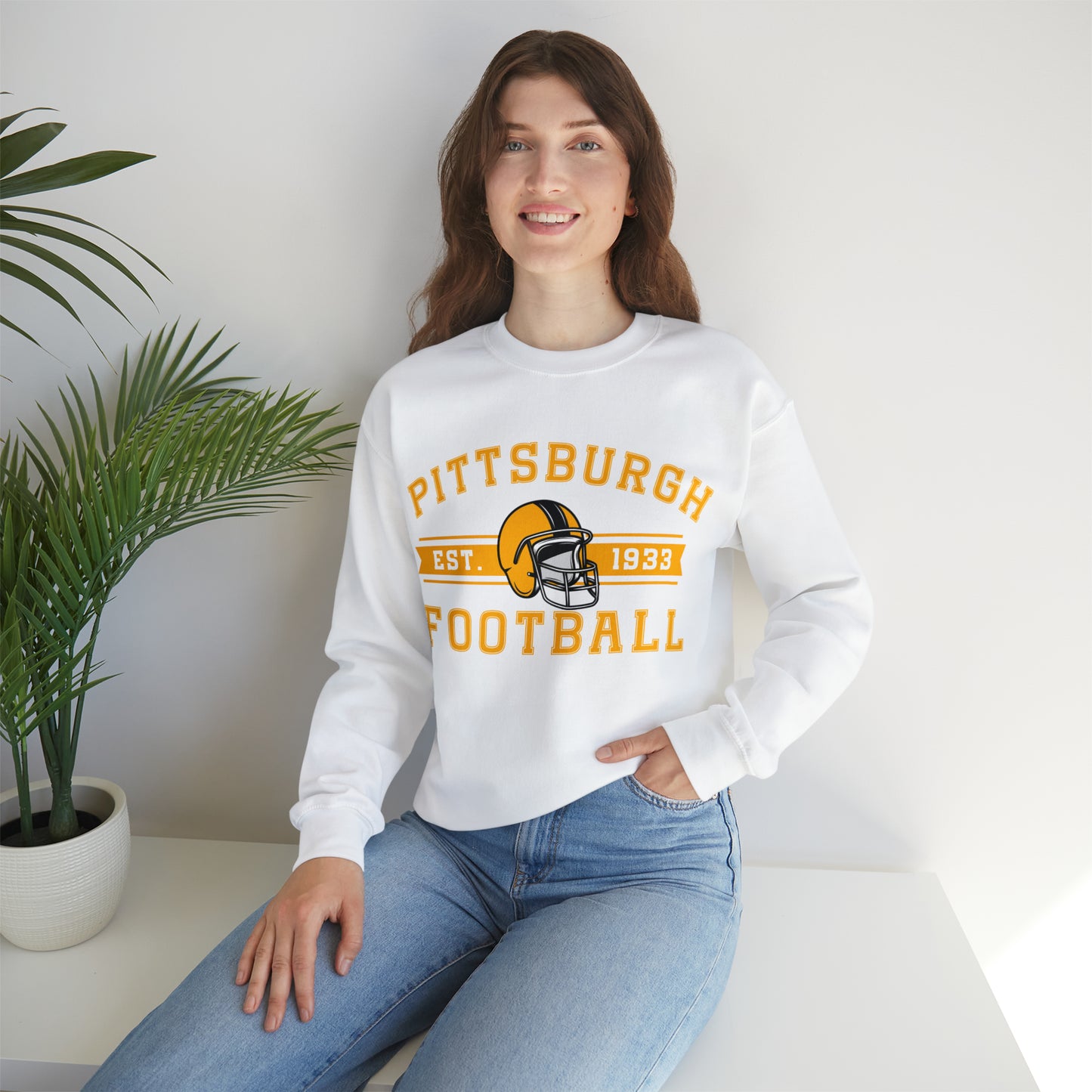 Pittsburgh Football Sweatshirt - Happy Place Studio