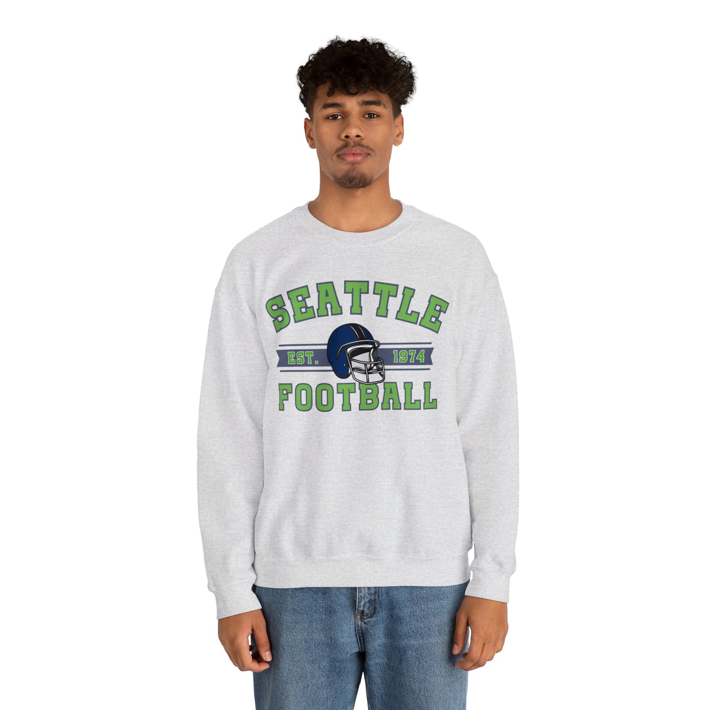 Seattle Football Crewneck - Happy Place Studio