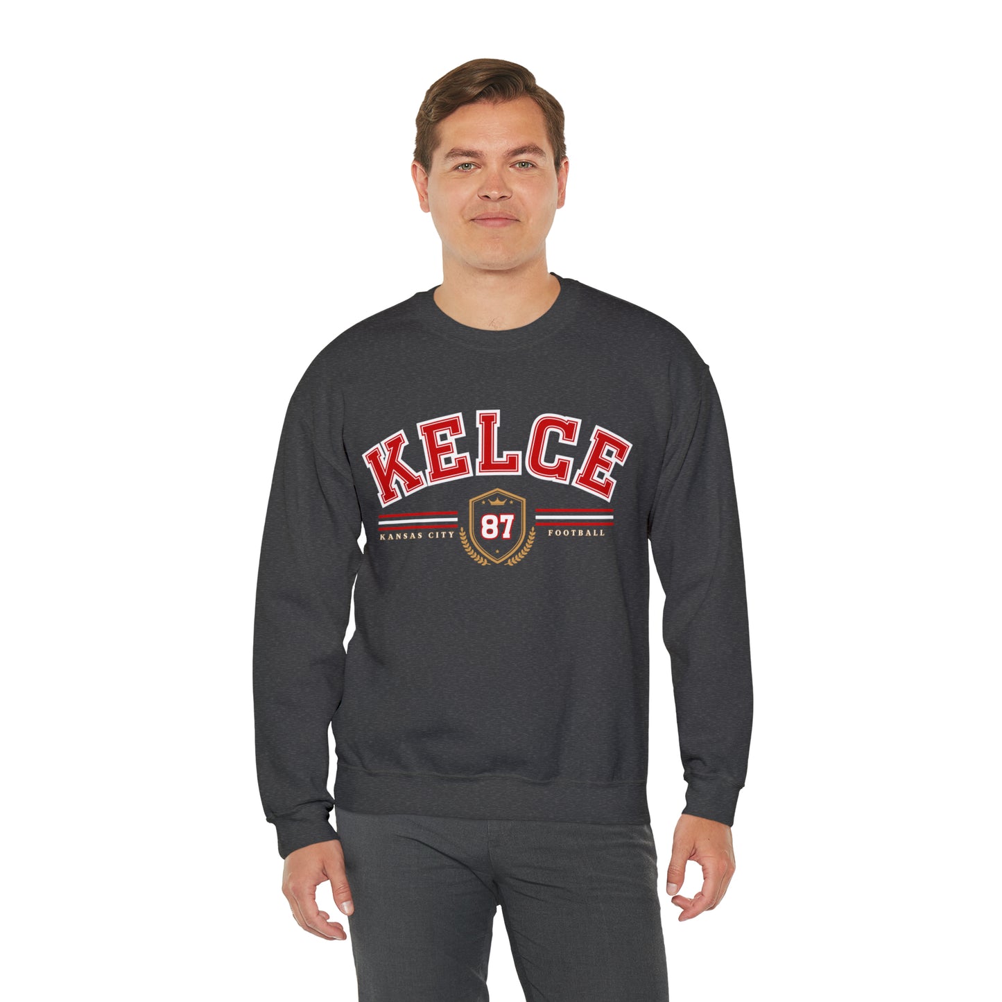 Travis Kelce Varsity Sweatshirt - Happy Place Studio