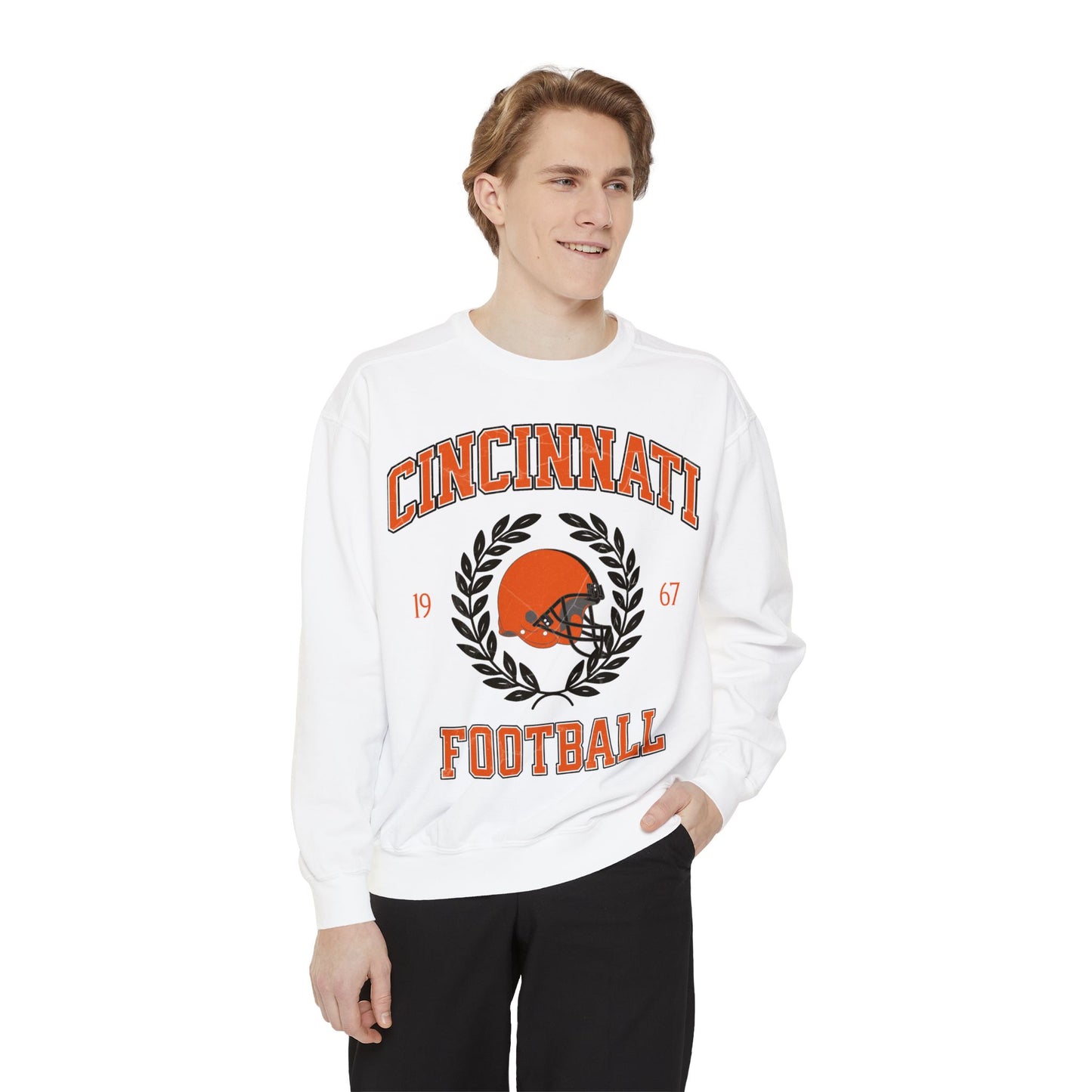 Comfort Colors Cincinnati Football Sweatshirt