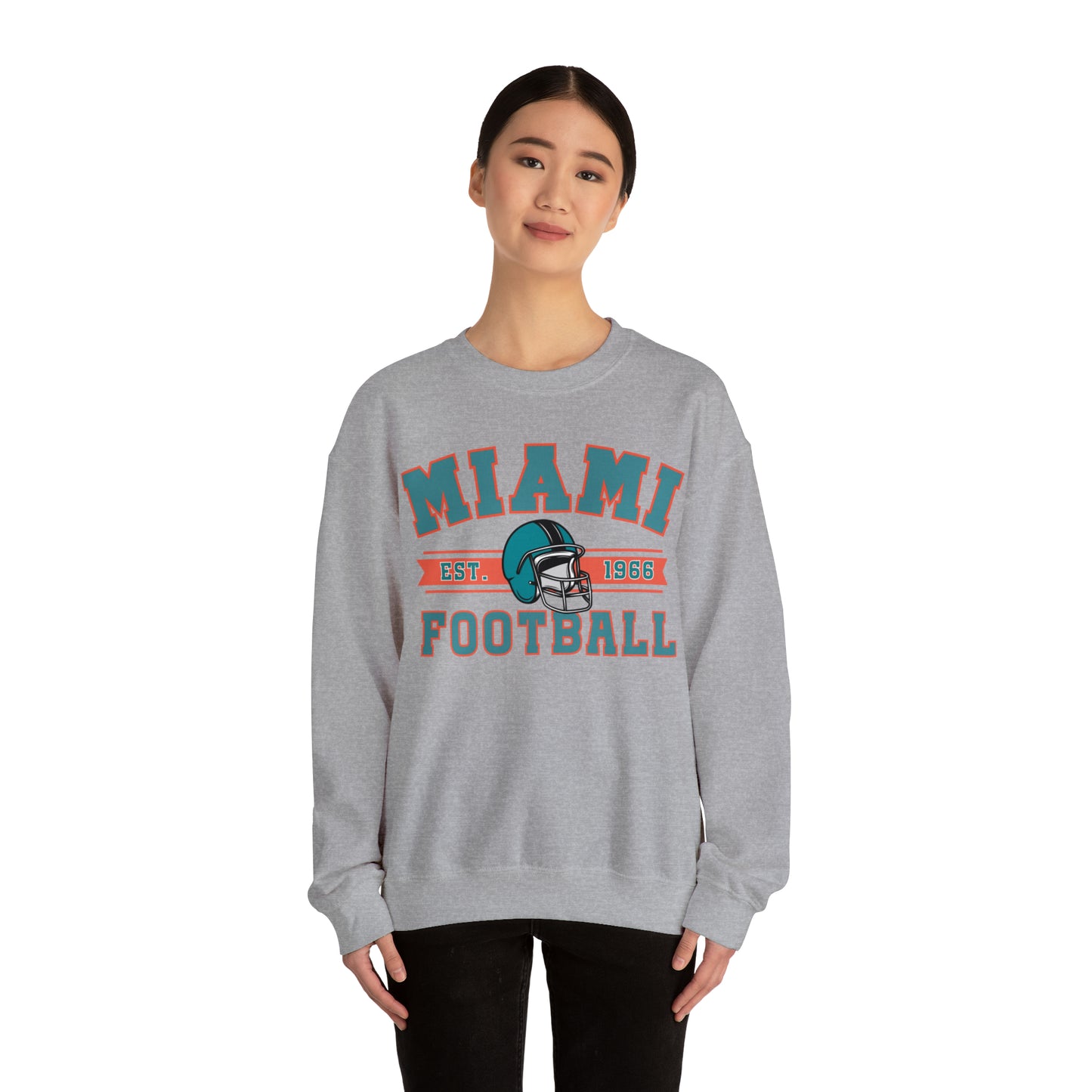 Miami Football Sweatshirt - Happy Place Studio