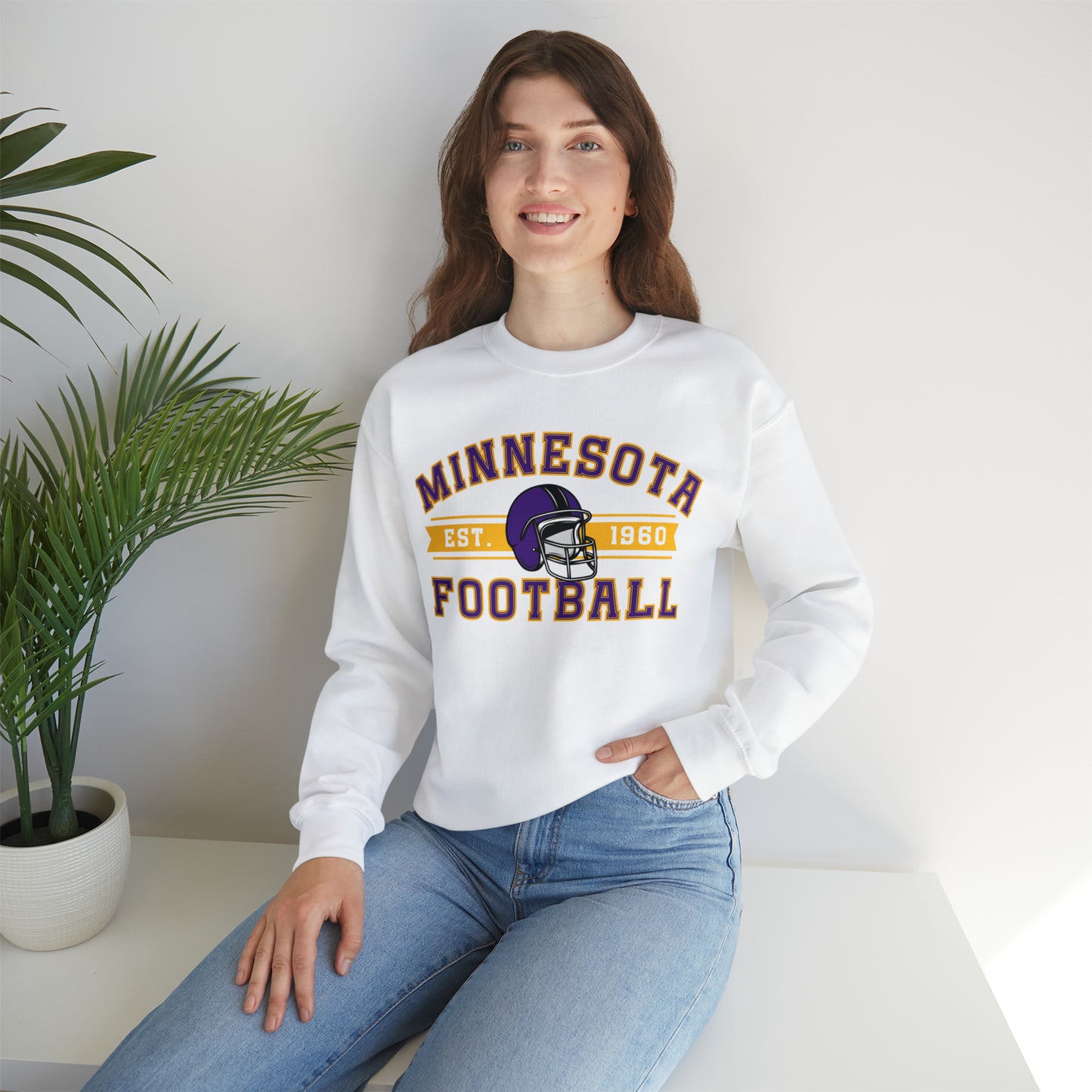 Minnesota Football Sweatshirt - Happy Place Studio