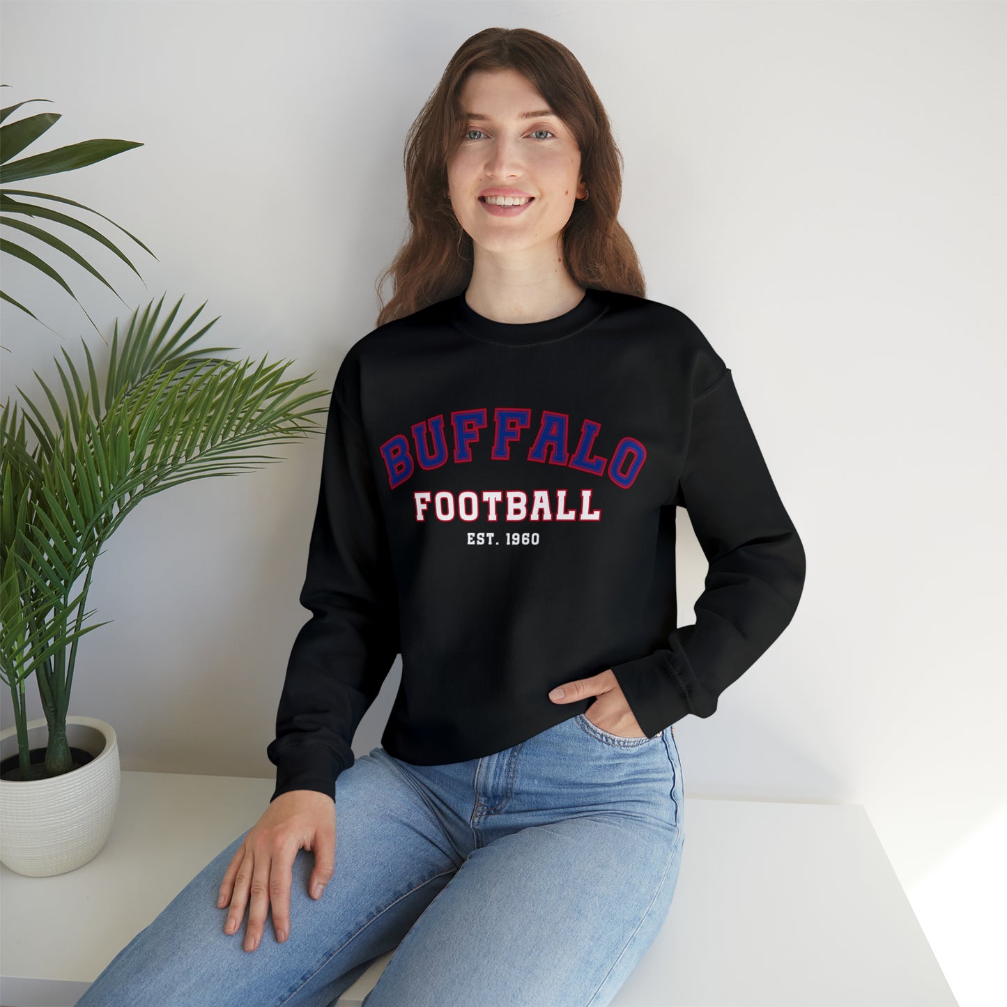 Buffalo Football Sweatshirt - Happy Place Studio