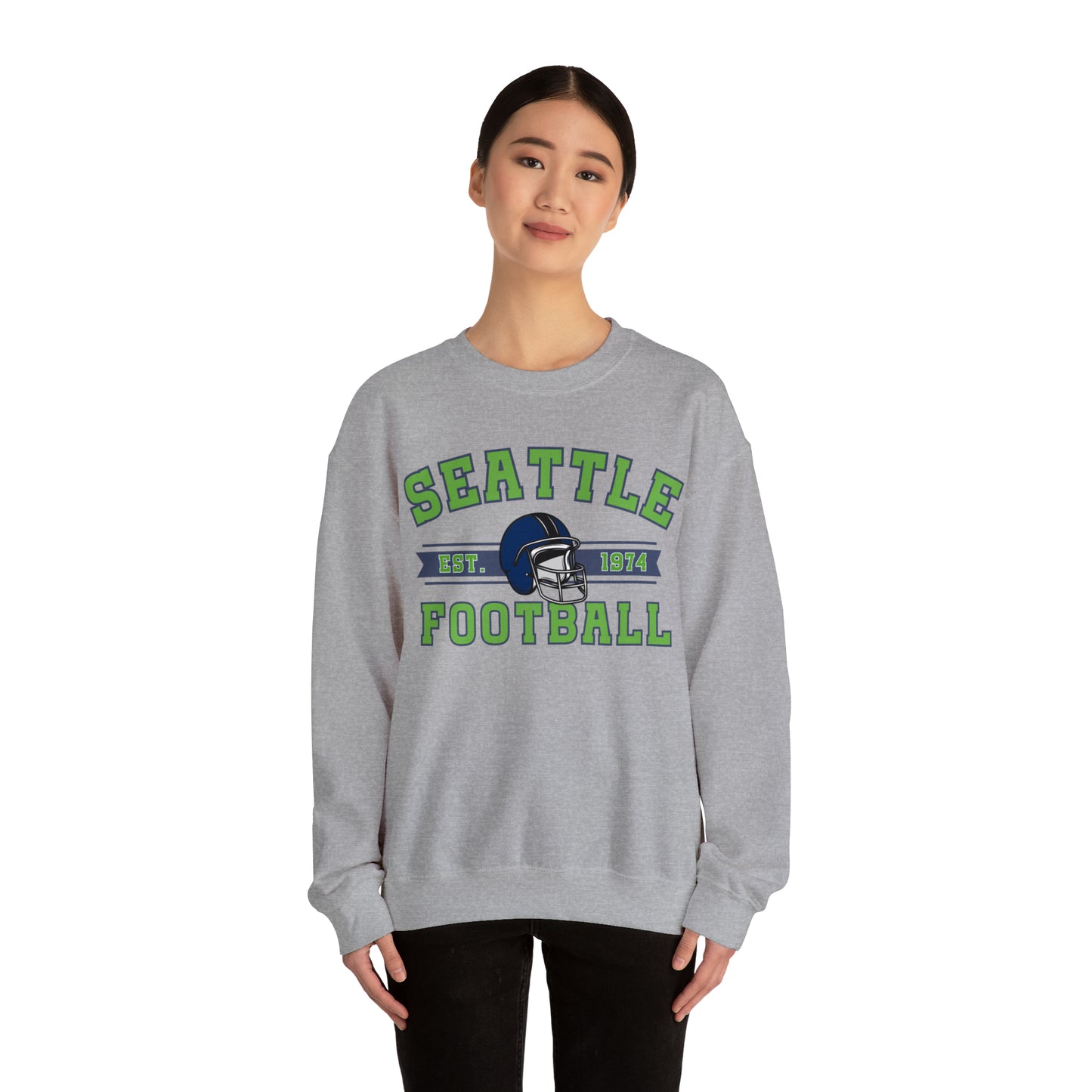 Seattle Football Crewneck - Happy Place Studio