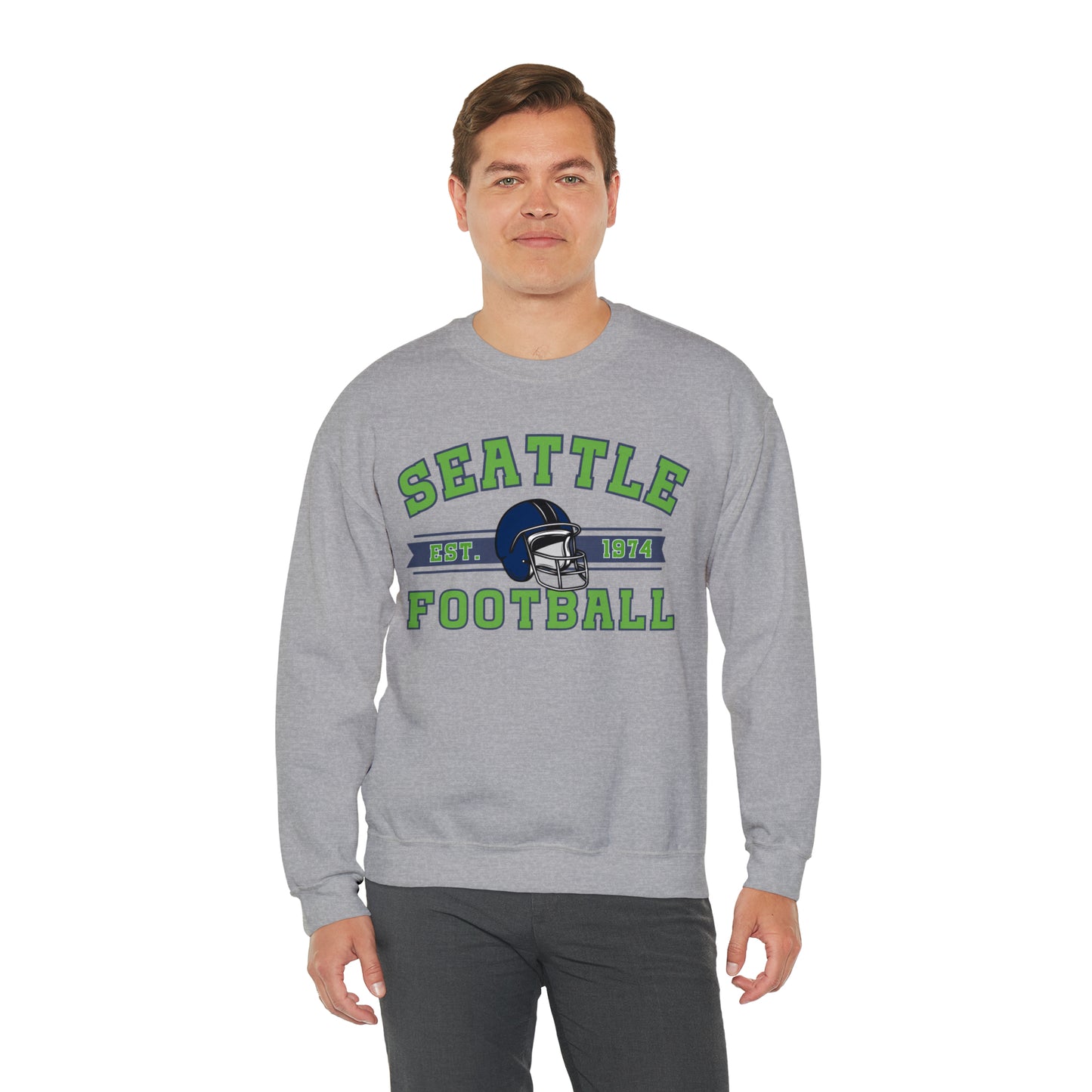 Seattle Football Crewneck - Happy Place Studio