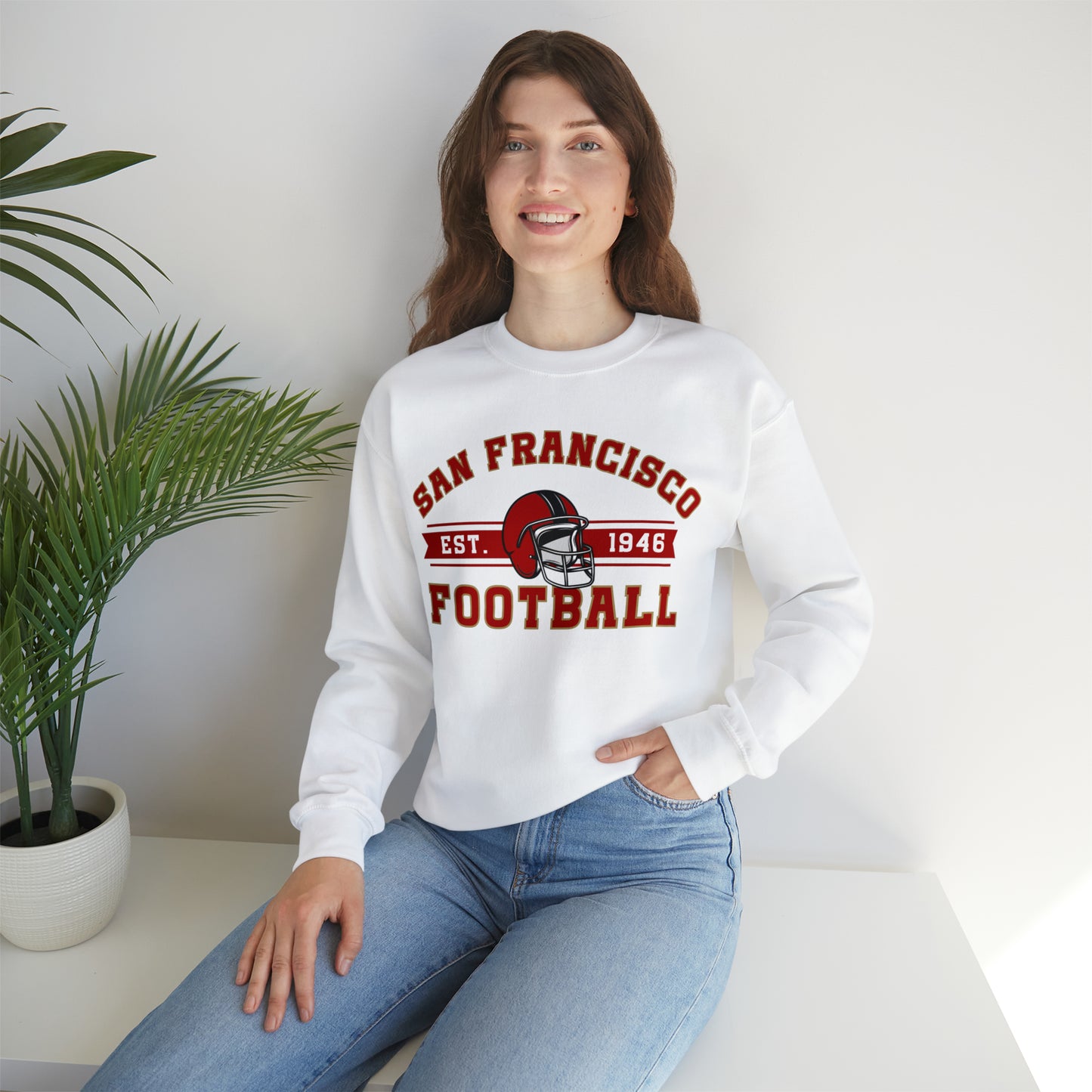 San Francisco Football Sweatshirt - Happy Place Studio