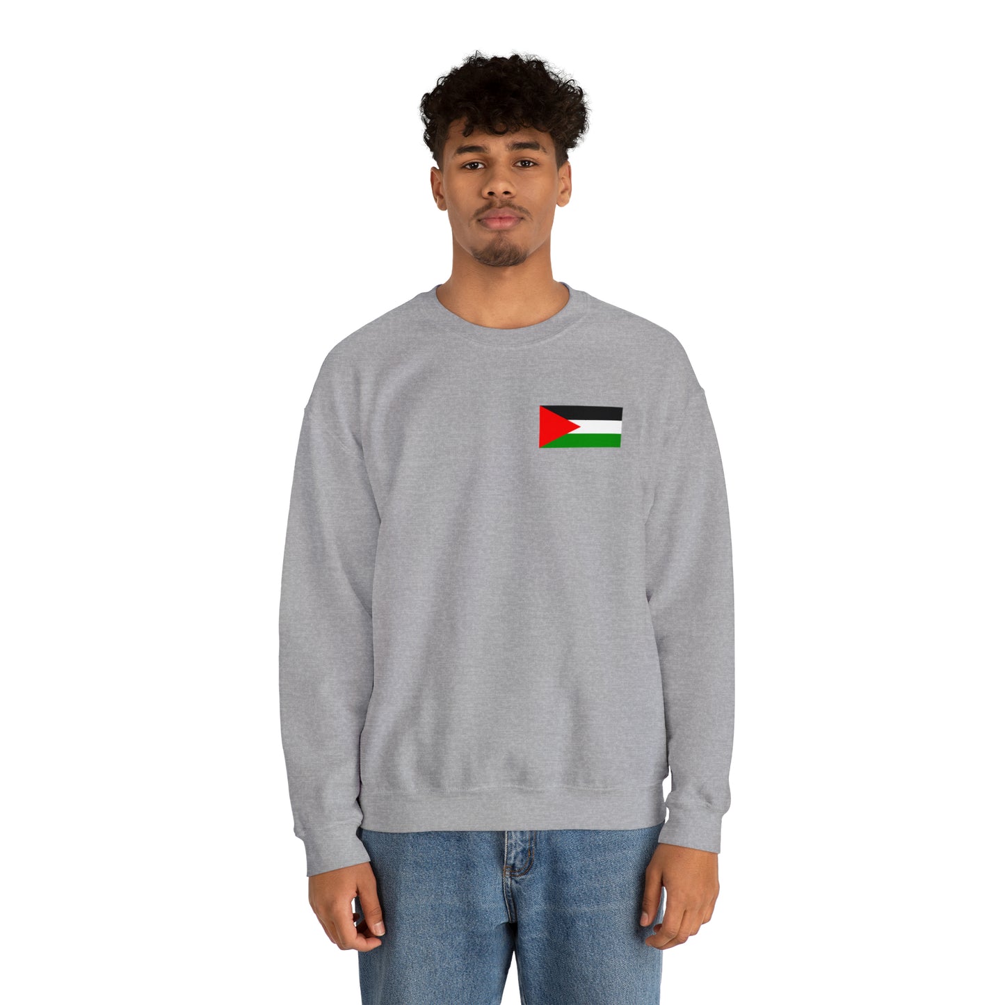Palestine Crewneck with Flag