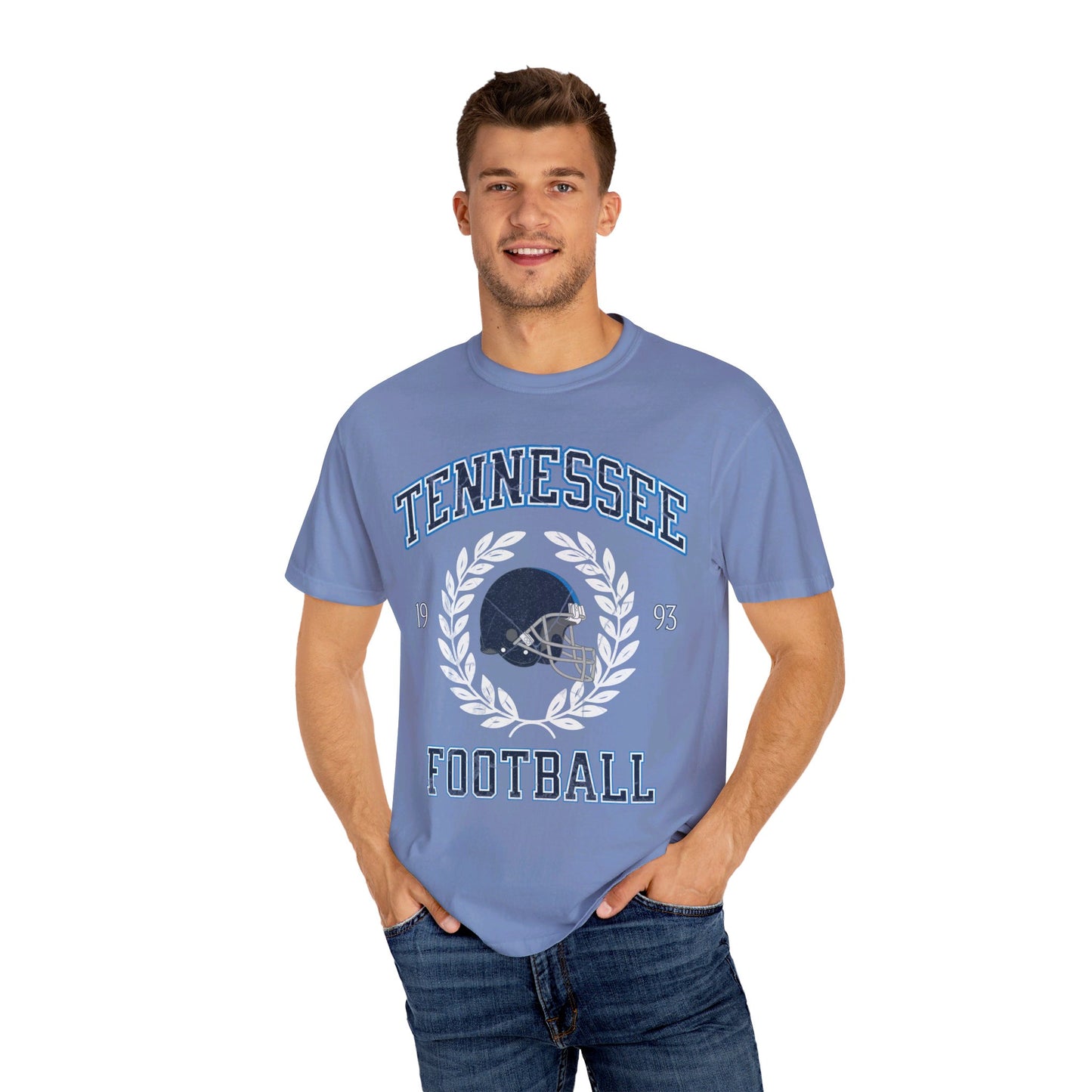 Comfort Colors Tennessee Football Shirt, Titan Shirt, Tennessee Football Shirt, Titan Football, Gift for Tennessee Fan, Titan Gifts