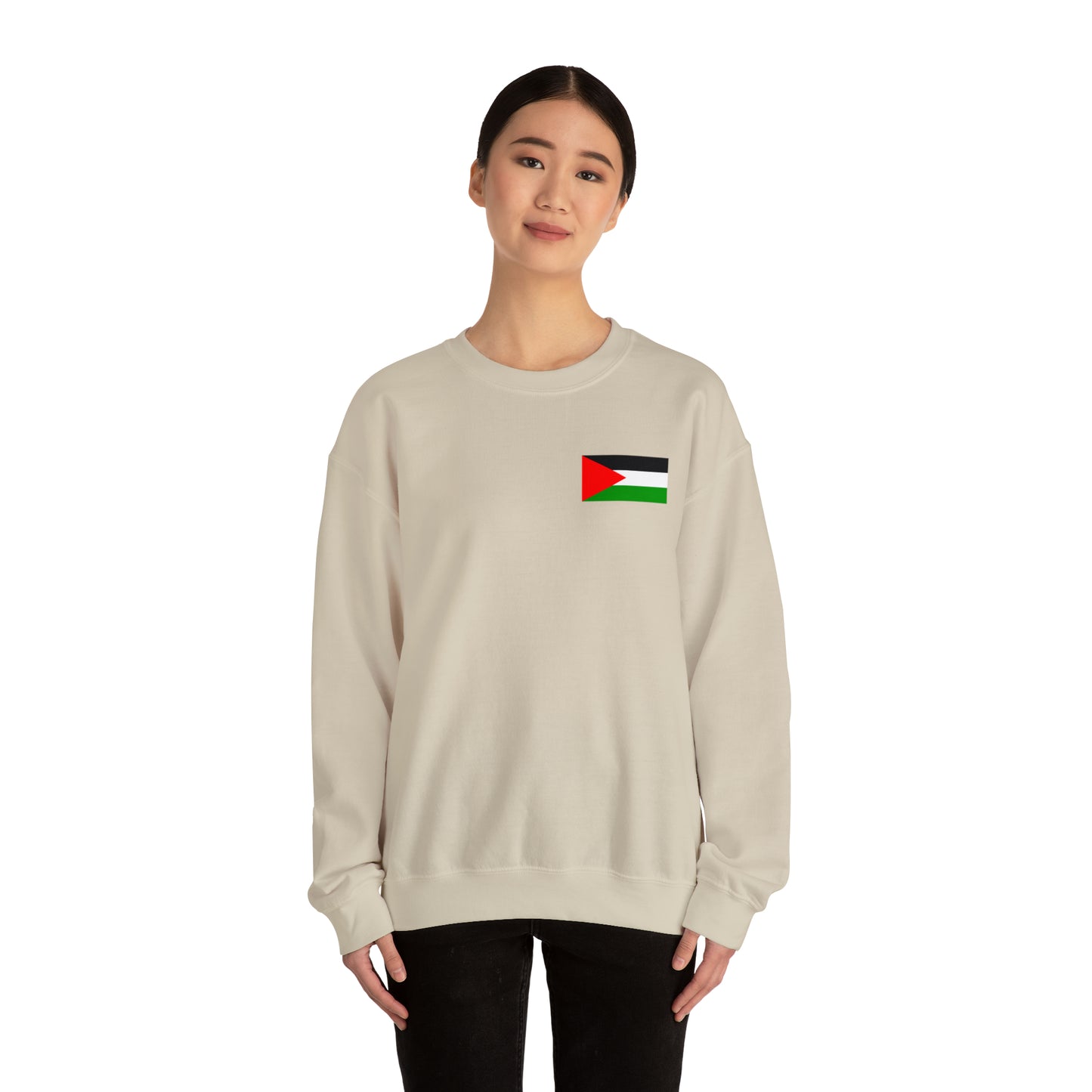 Palestine Crewneck with Flag