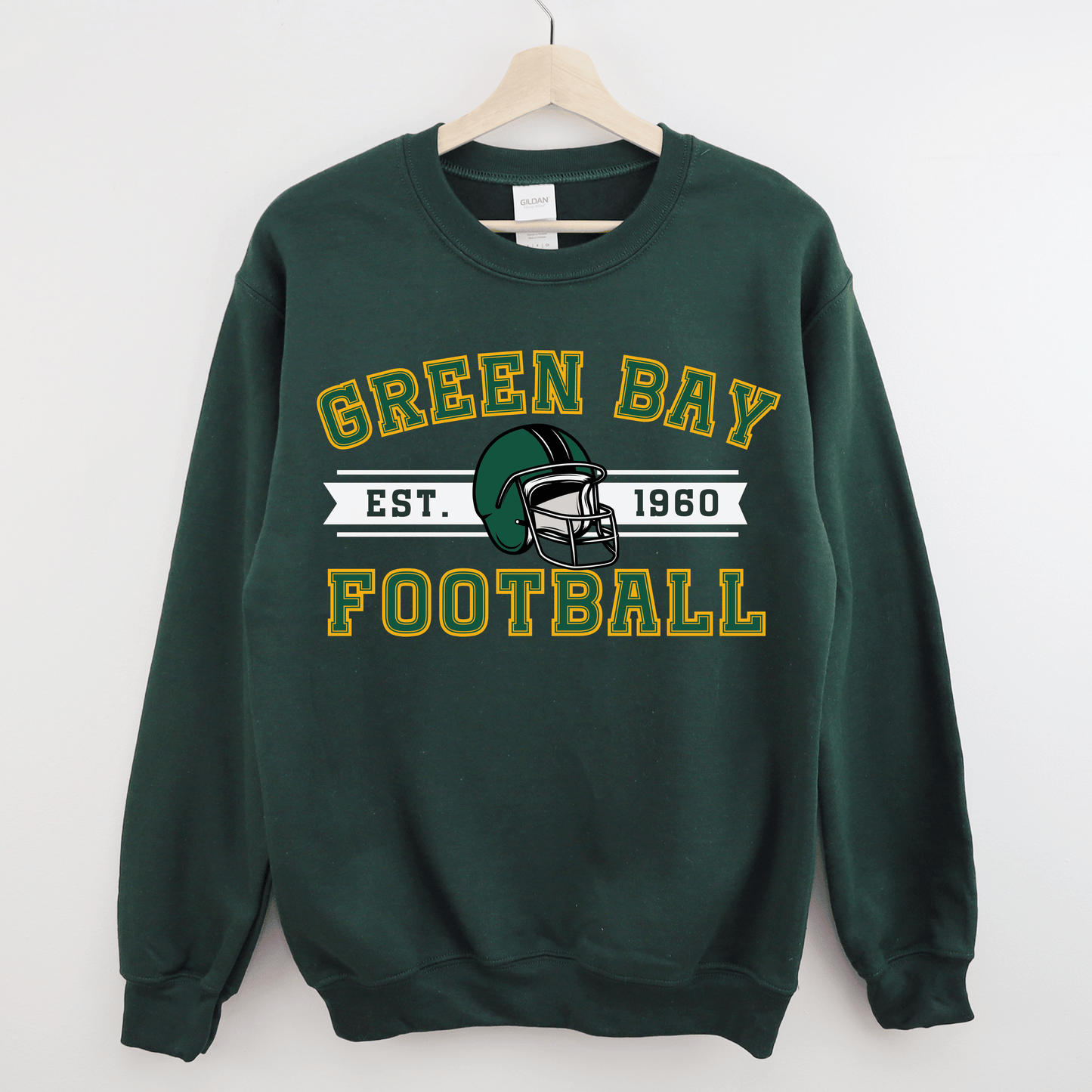 Green Bay Football Sweatshirt - Happy Place Studio