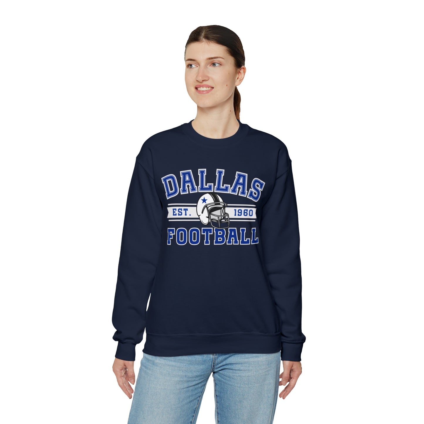 Dallas Football Sweatshirt - Happy Place Studio