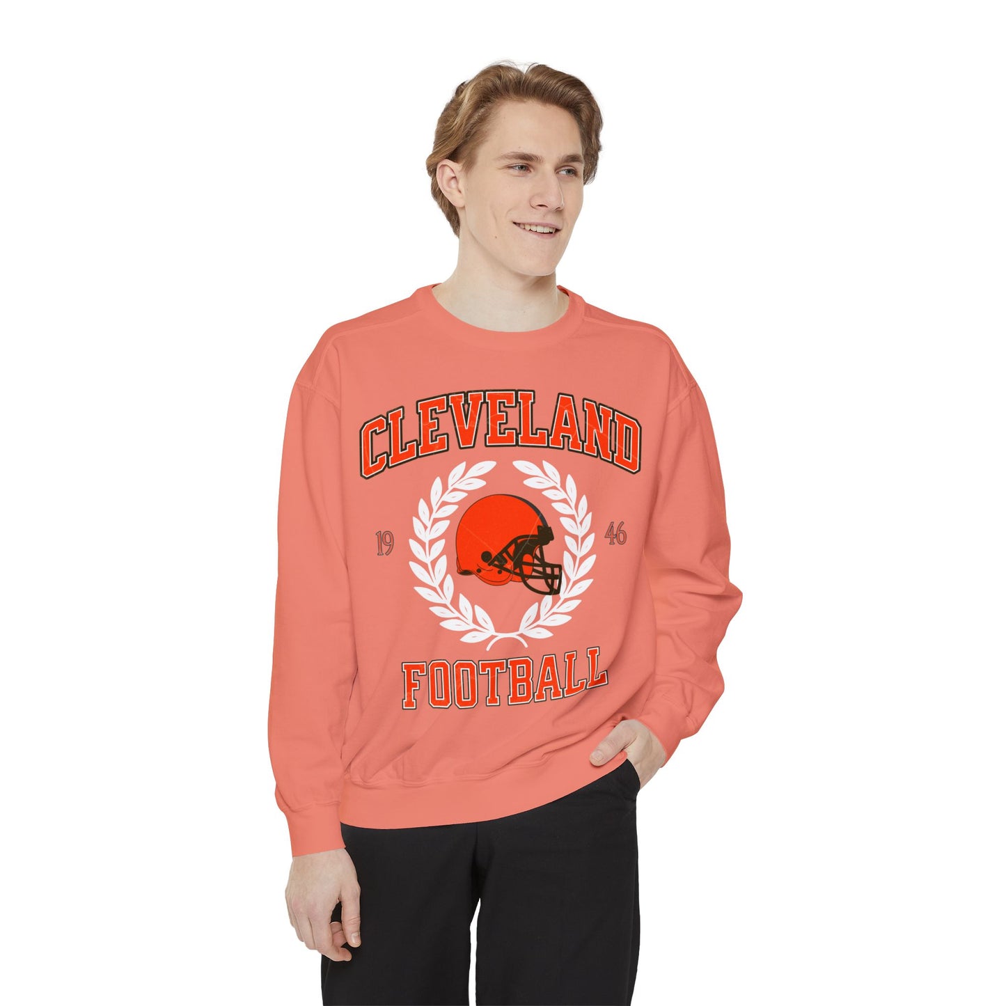 Comfort Colors Cleveland Football Sweatshirt