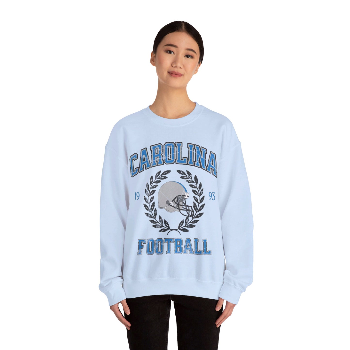 Carolina Football Sweatshirt, Vintage Panther Football Crewneck, Retro Carolina Football Shirt, Panther Football Gift, Carolina Sweatshirt