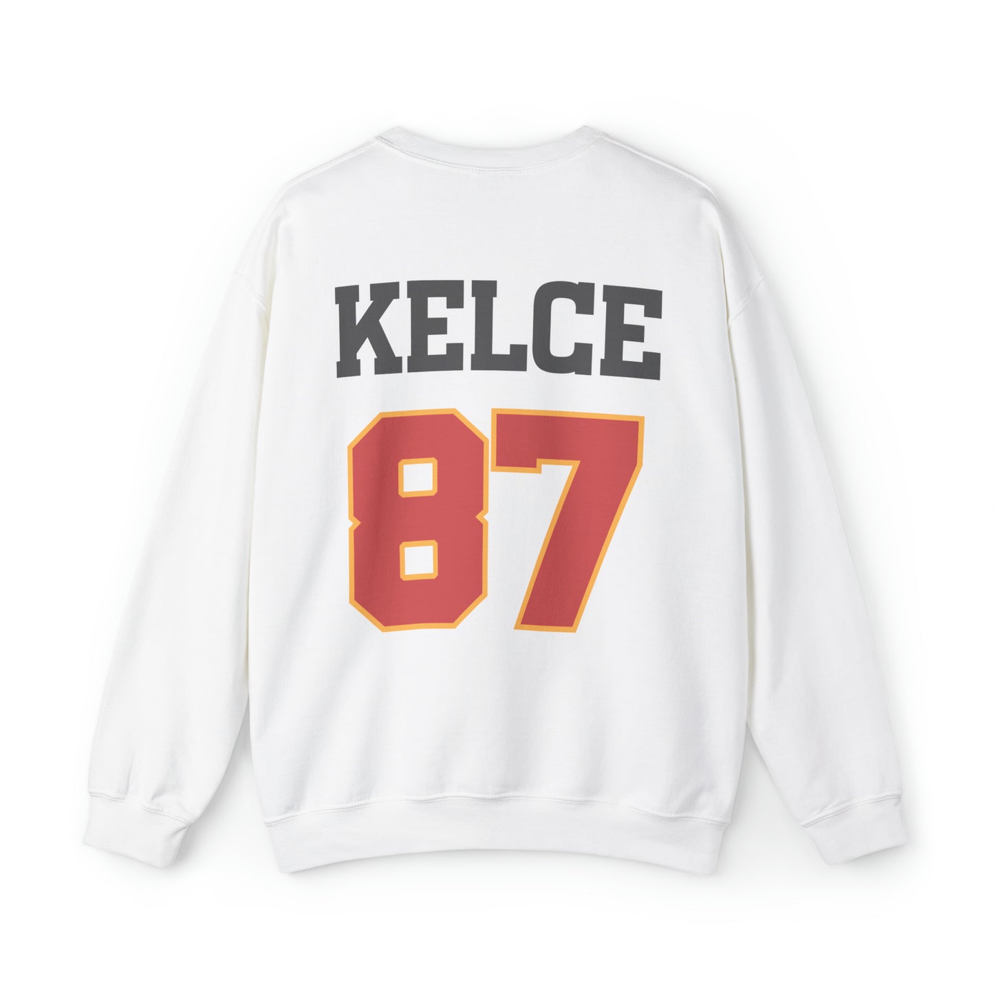 Only Here For Kelce Sweatshirt (FRONT AND BACK) - Happy Place Studio