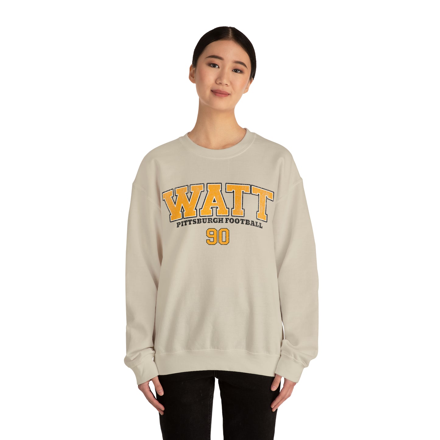 JJ Watt Pittsburgh Football Sweatshirt, JJ Watt Shirt, Pittsburgh Crewneck, Pittsburgh Sweatshirt, Pittsburgh Football Sweater - Happy Place Studio