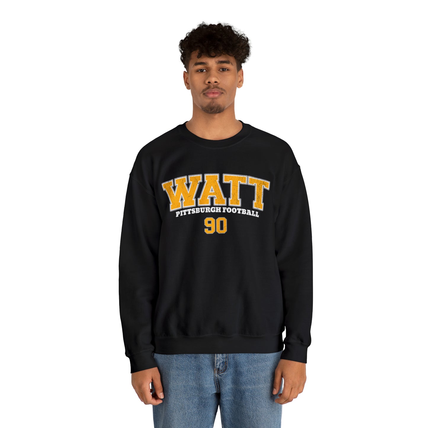 JJ Watt Pittsburgh Football Sweatshirt, JJ Watt Shirt, Pittsburgh Crewneck, Pittsburgh Sweatshirt, Pittsburgh Football Sweater - Happy Place Studio