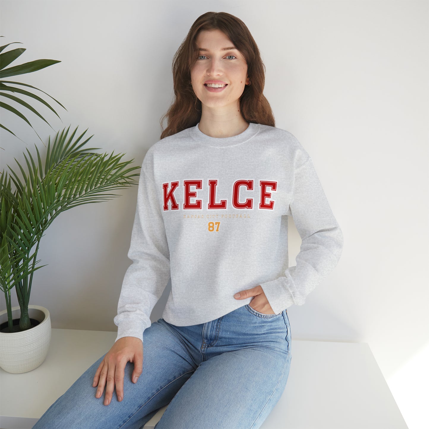 Travis Kelce 87 Sweatshirt - Happy Place Studio