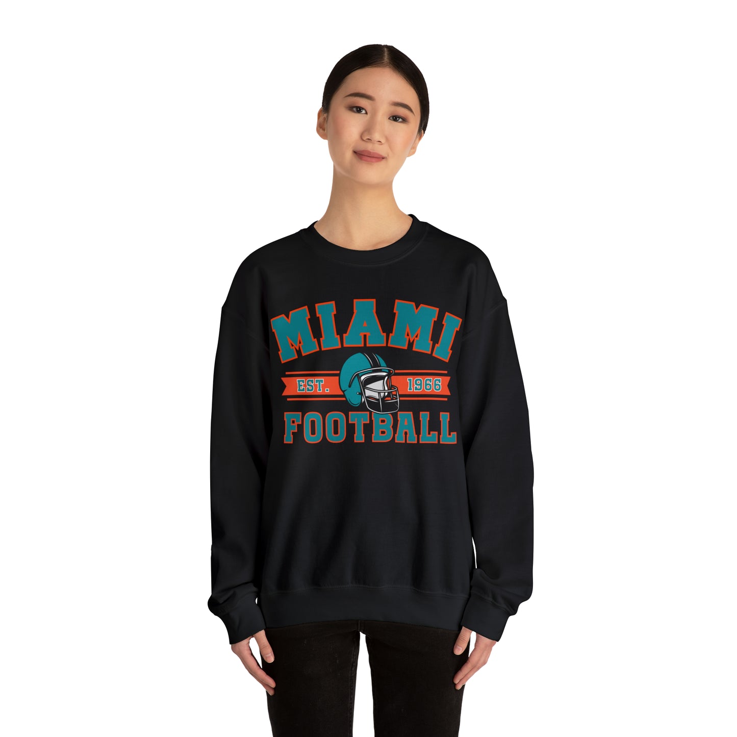 Miami Football Sweatshirt - Happy Place Studio