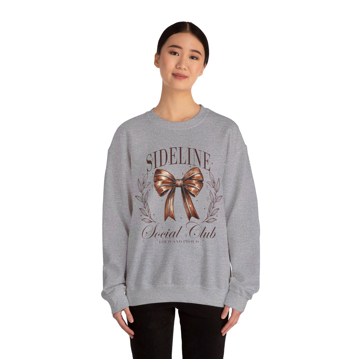 Football Sweatshirt Sideline Social Club Coquette Football Sweater Football Hoodie Football Mom Sweatshirt Football Wife Football Girlfriend