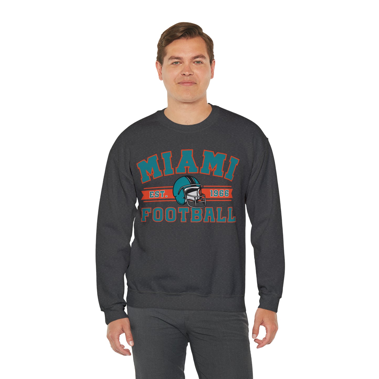 Miami Football Sweatshirt - Happy Place Studio