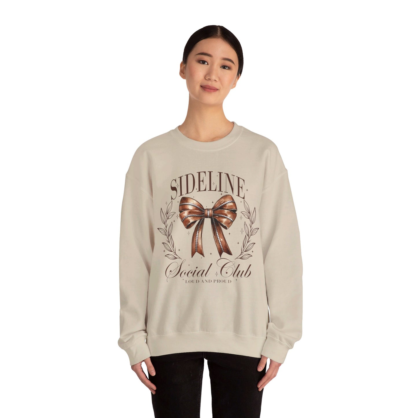 Football Sweatshirt Sideline Social Club Coquette Football Sweater Football Hoodie Football Mom Sweatshirt Football Wife Football Girlfriend