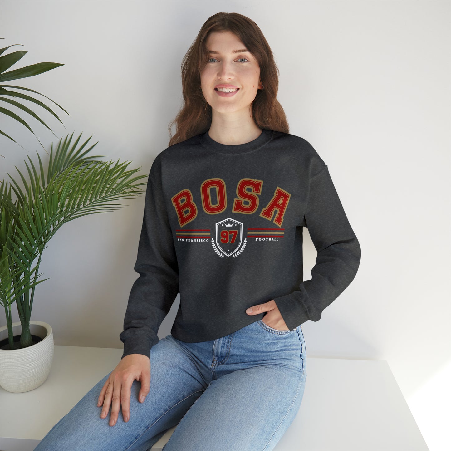 Nick Bosa Sweatshirt - Happy Place Studio