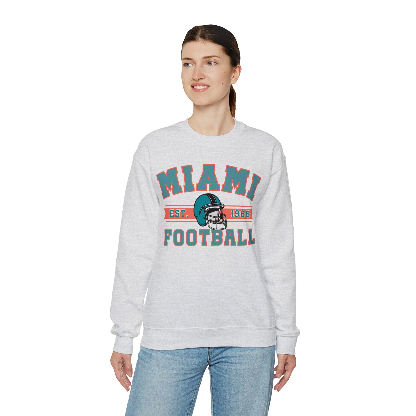 Miami Football Sweatshirt - Happy Place Studio