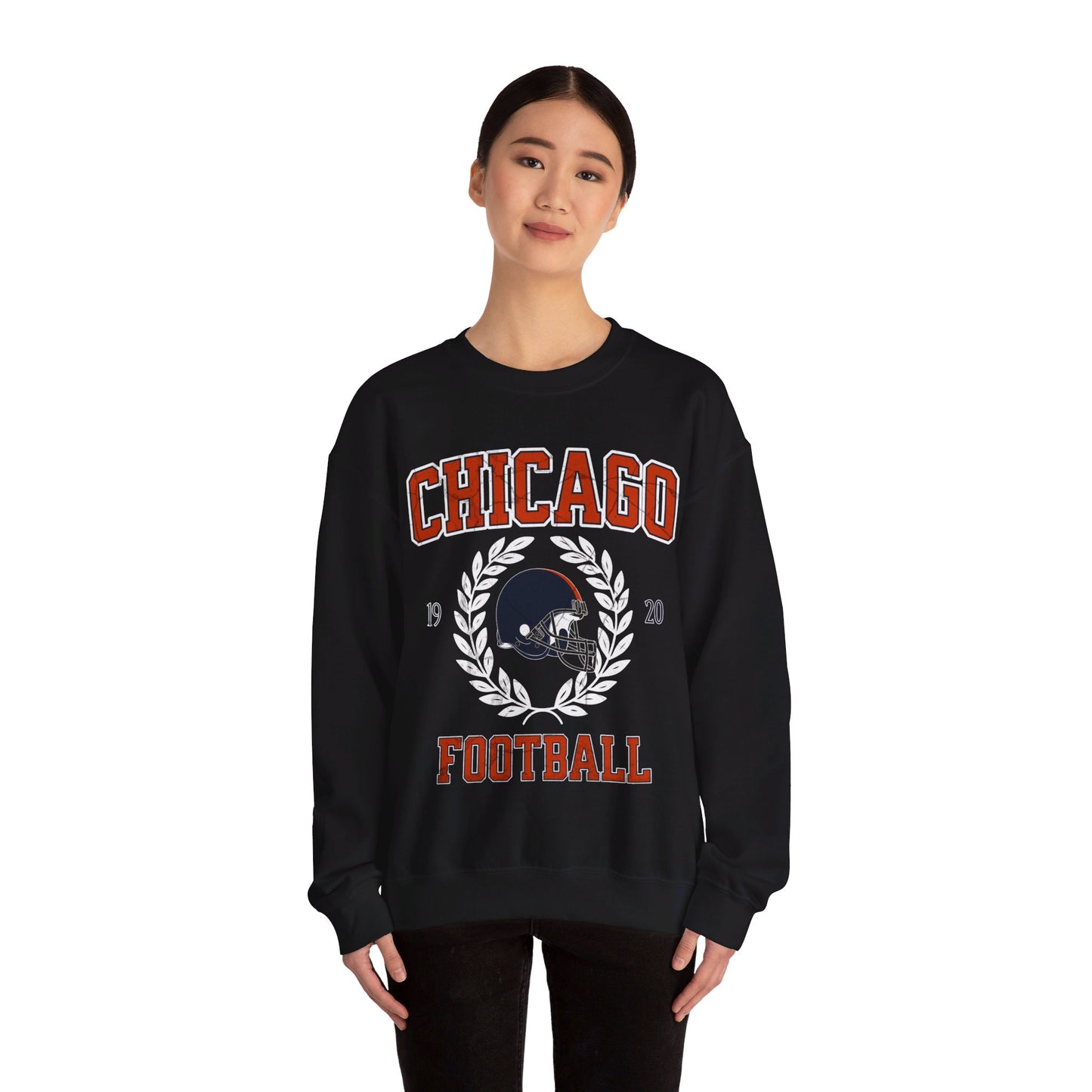 Chicago Football Sweatshirt, Vintage Bear Football Crewneck, Retro Chicago Football Shirt, Chicago Football, Bear Sweatshirt, Caleb Williams