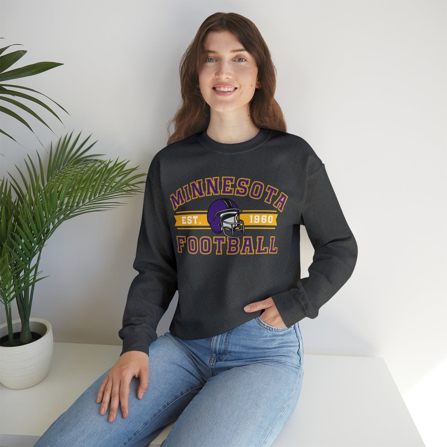 Minnesota Football Sweatshirt - Happy Place Studio