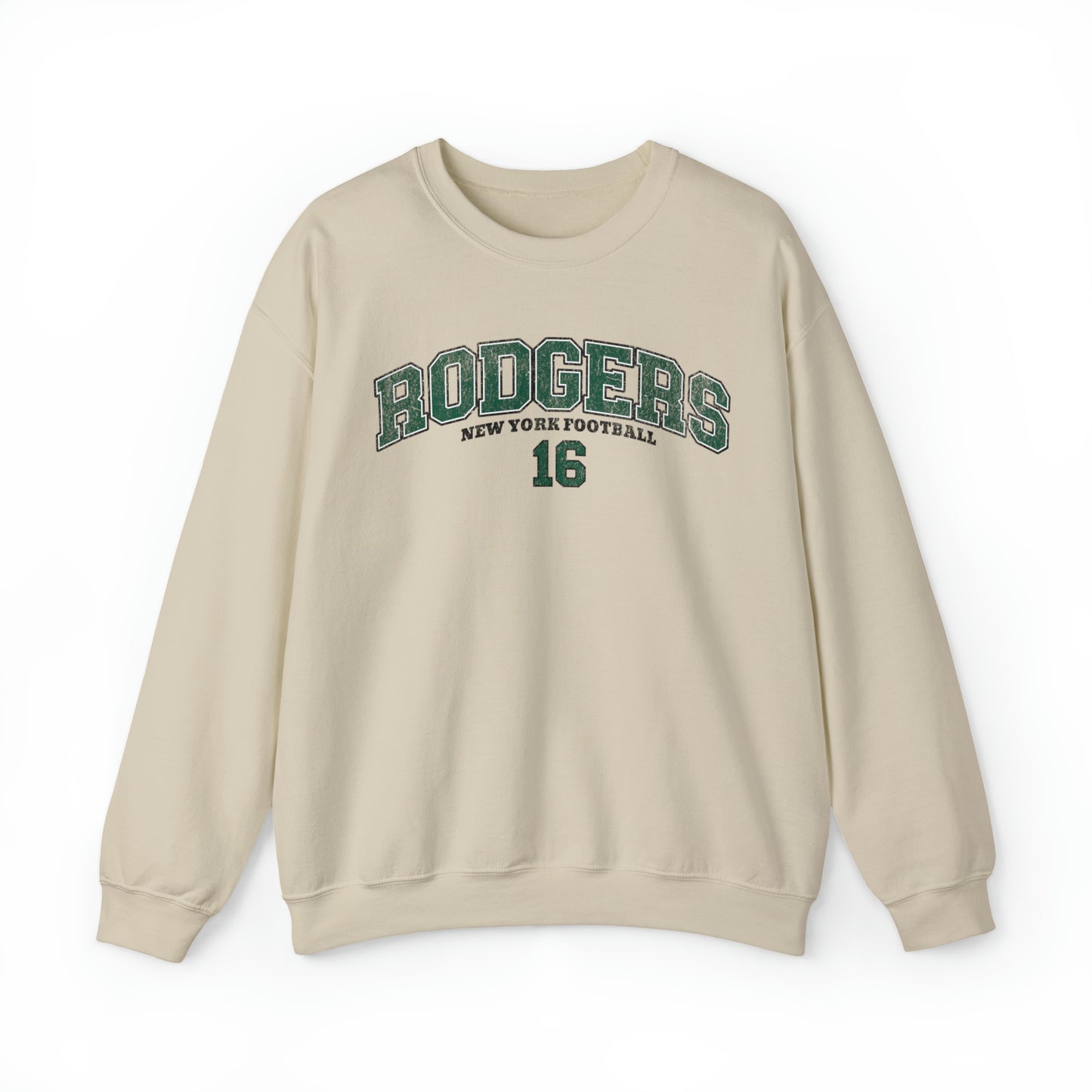 Aaron Rodgers Sweatshirt, Aaron Rodgers Jersey, New York Football Crewneck, Vintage Style Jets Sweatshirt, Aaron Rodgers shirt,Jets Crewneck - Happy Place Studio
