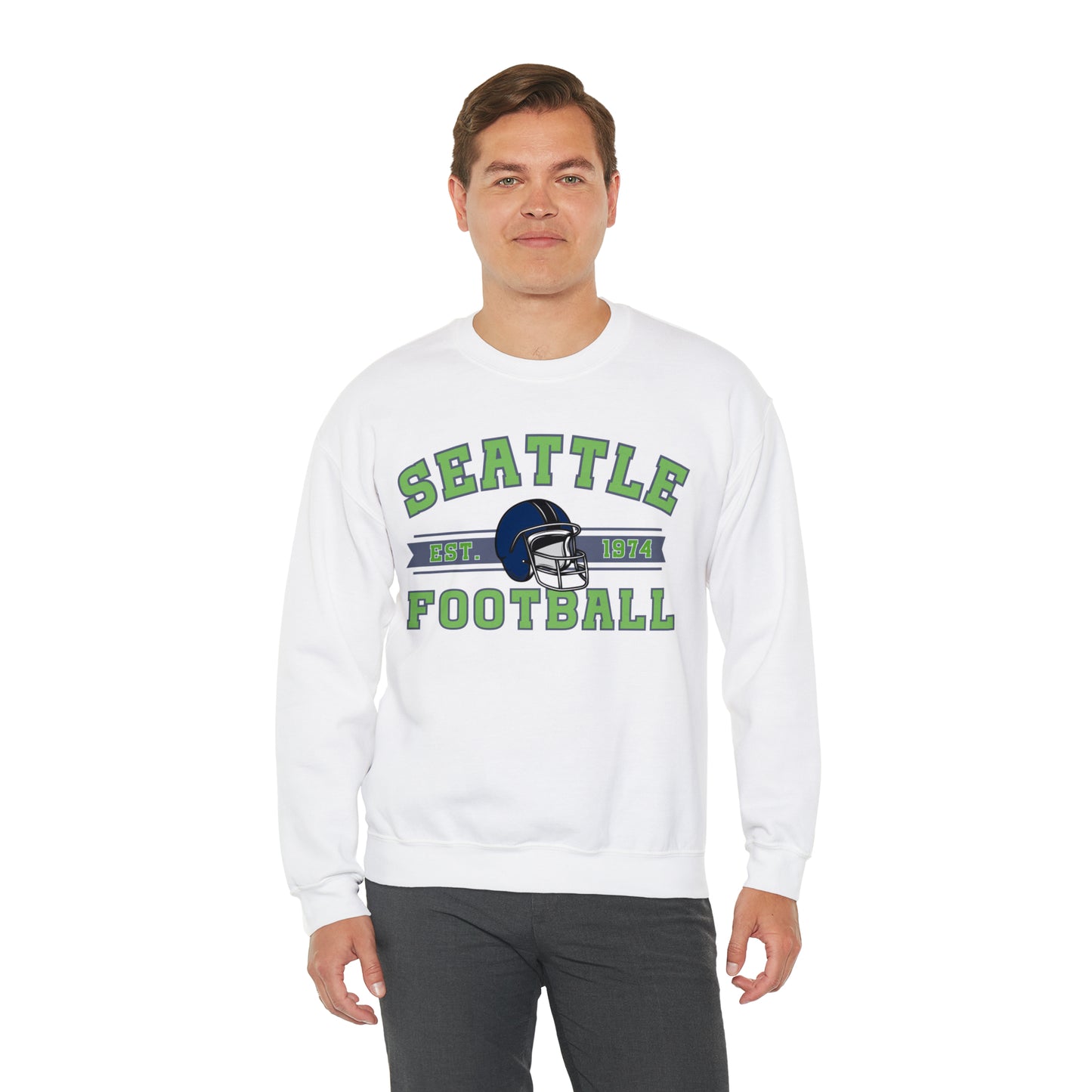 Seattle Football Crewneck - Happy Place Studio