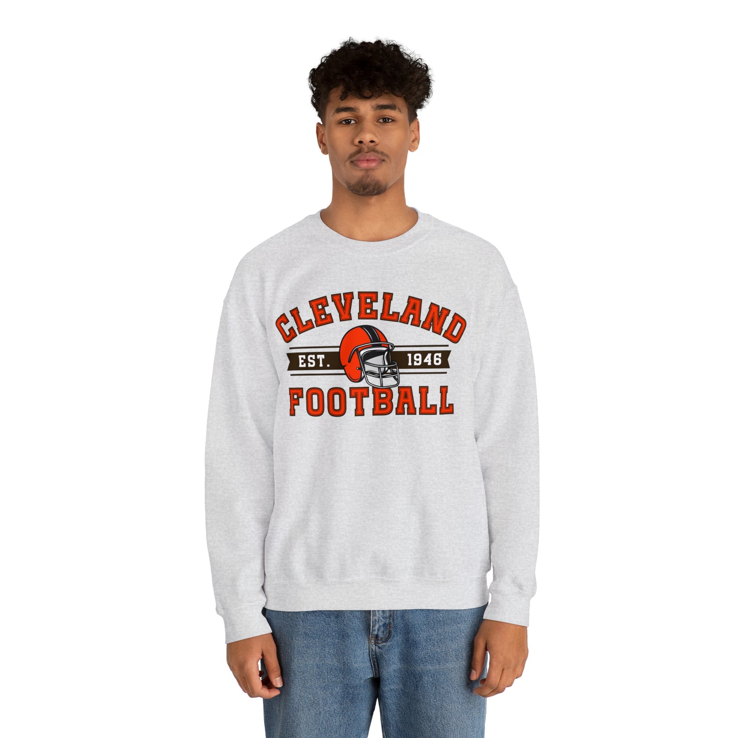 Cleveland Football Sweatshirt - Happy Place Studio