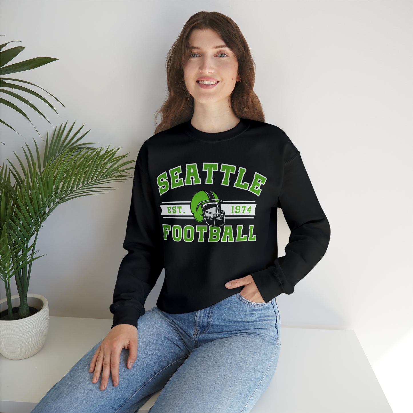 Seattle Football Crewneck - Happy Place Studio