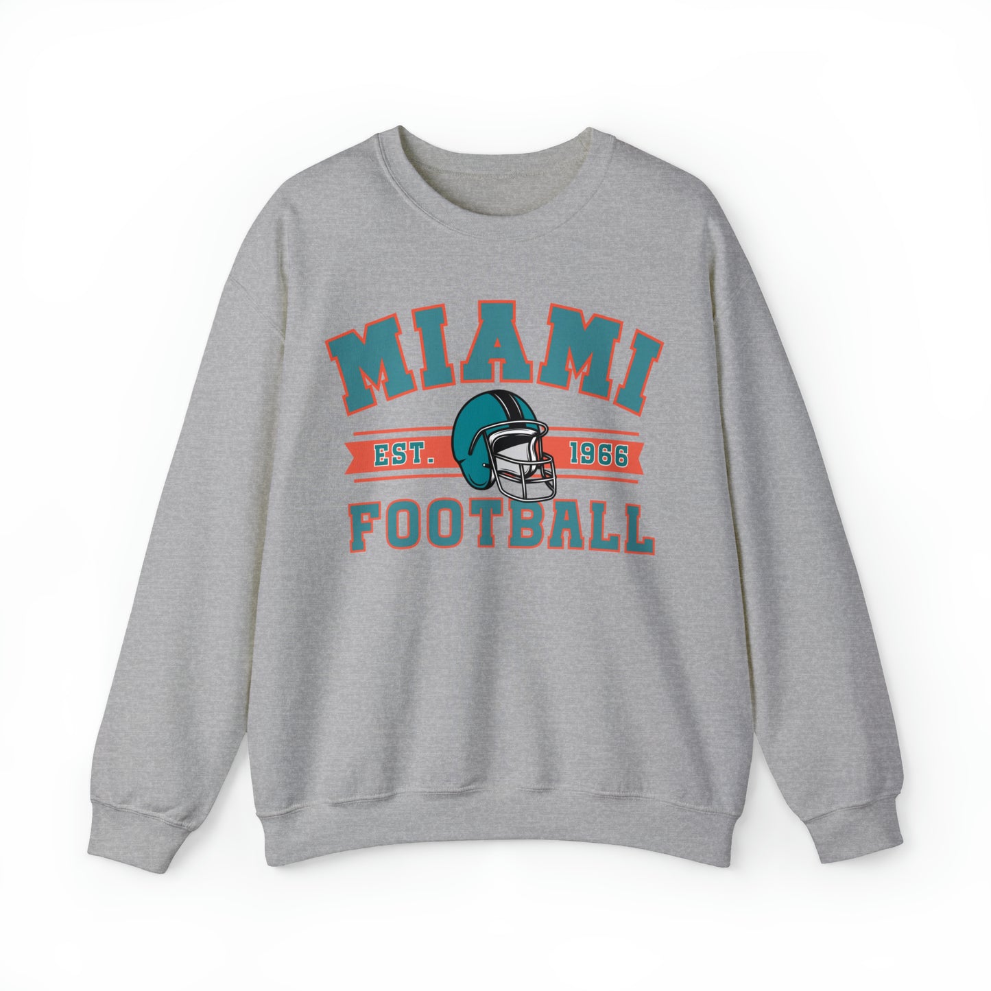 Miami Football Sweatshirt - Happy Place Studio