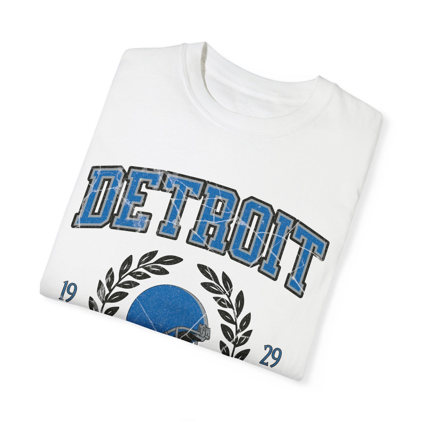 Comfort Colors Detroit Football Shirt