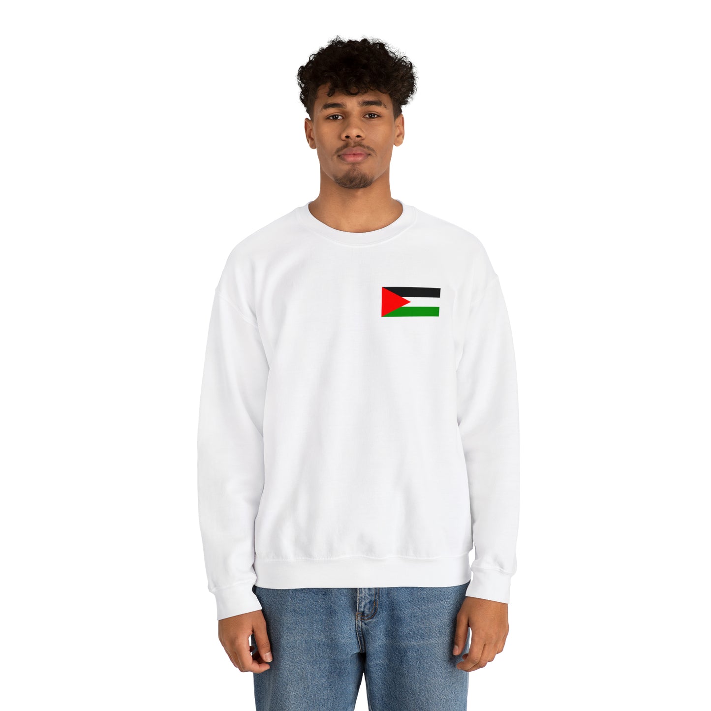 Palestine Crewneck with Flag