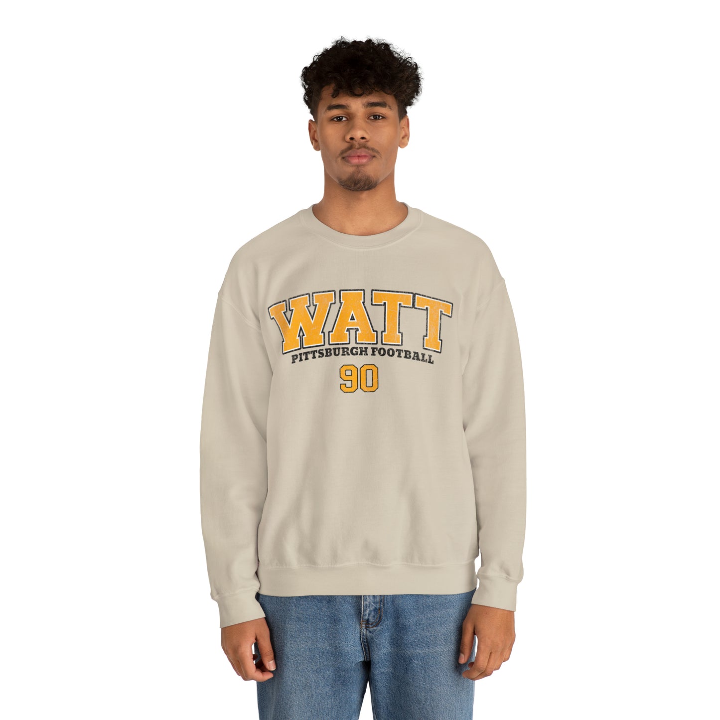 JJ Watt Pittsburgh Football Sweatshirt, JJ Watt Shirt, Pittsburgh Crewneck, Pittsburgh Sweatshirt, Pittsburgh Football Sweater - Happy Place Studio