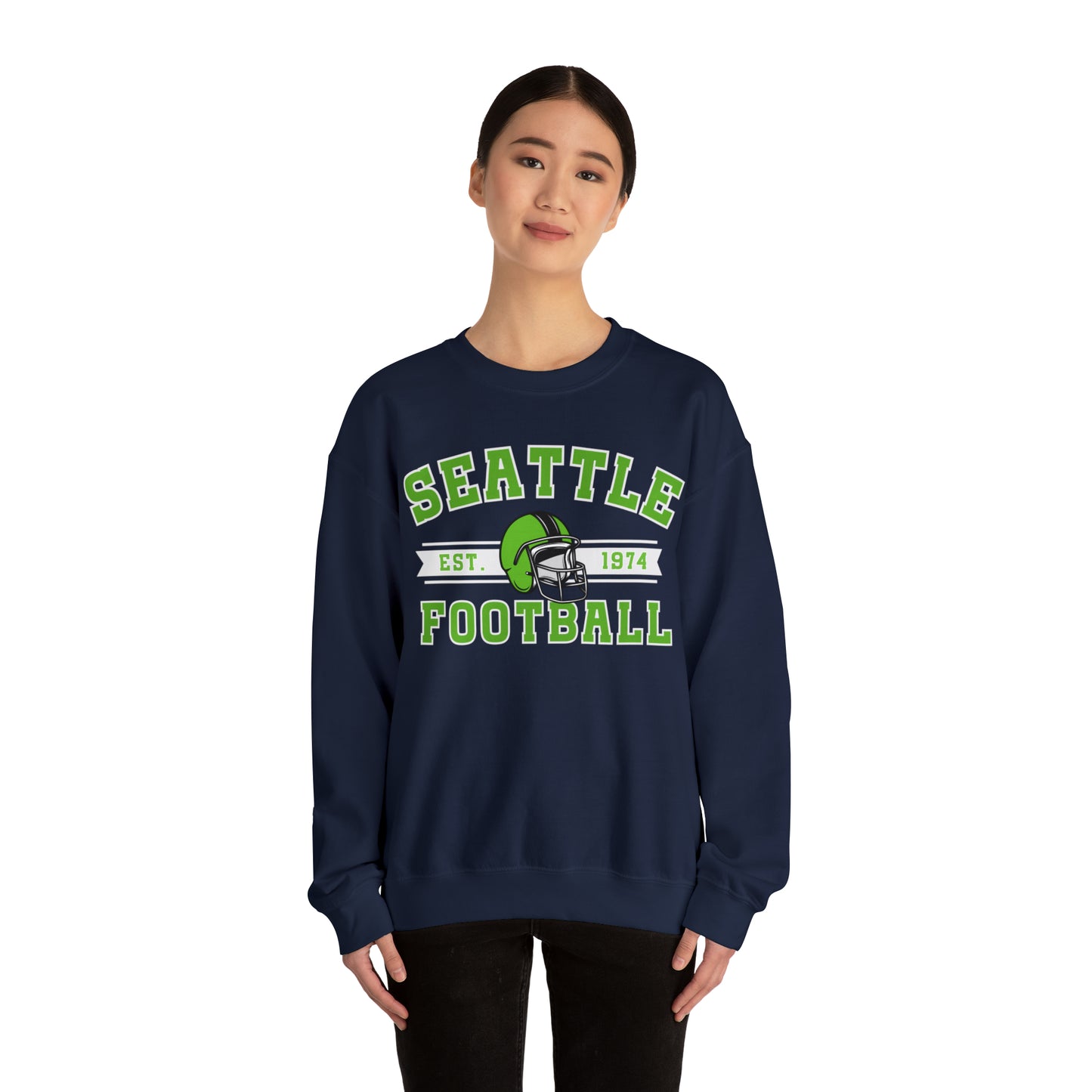 Seattle Football Crewneck - Happy Place Studio